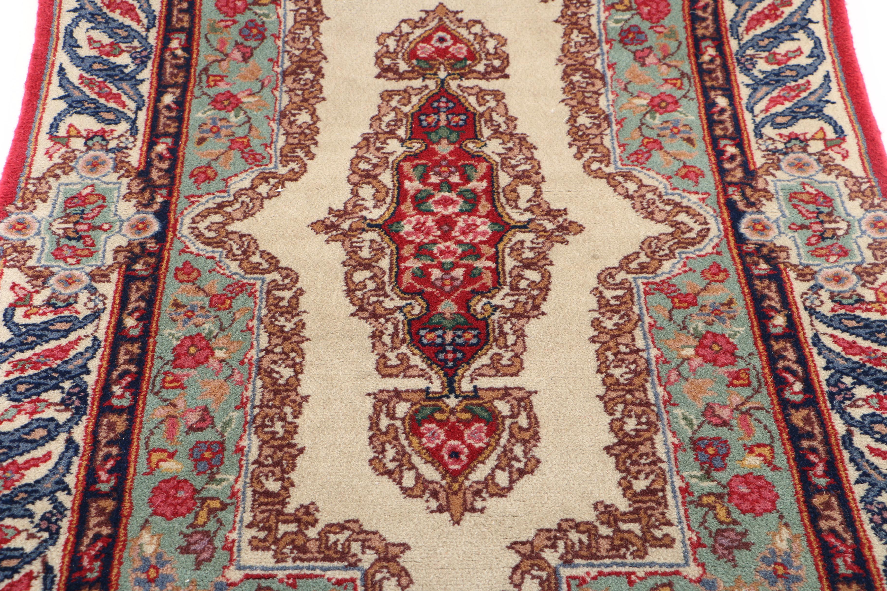 Hand-Knotted Sino-Persian Accent Rug