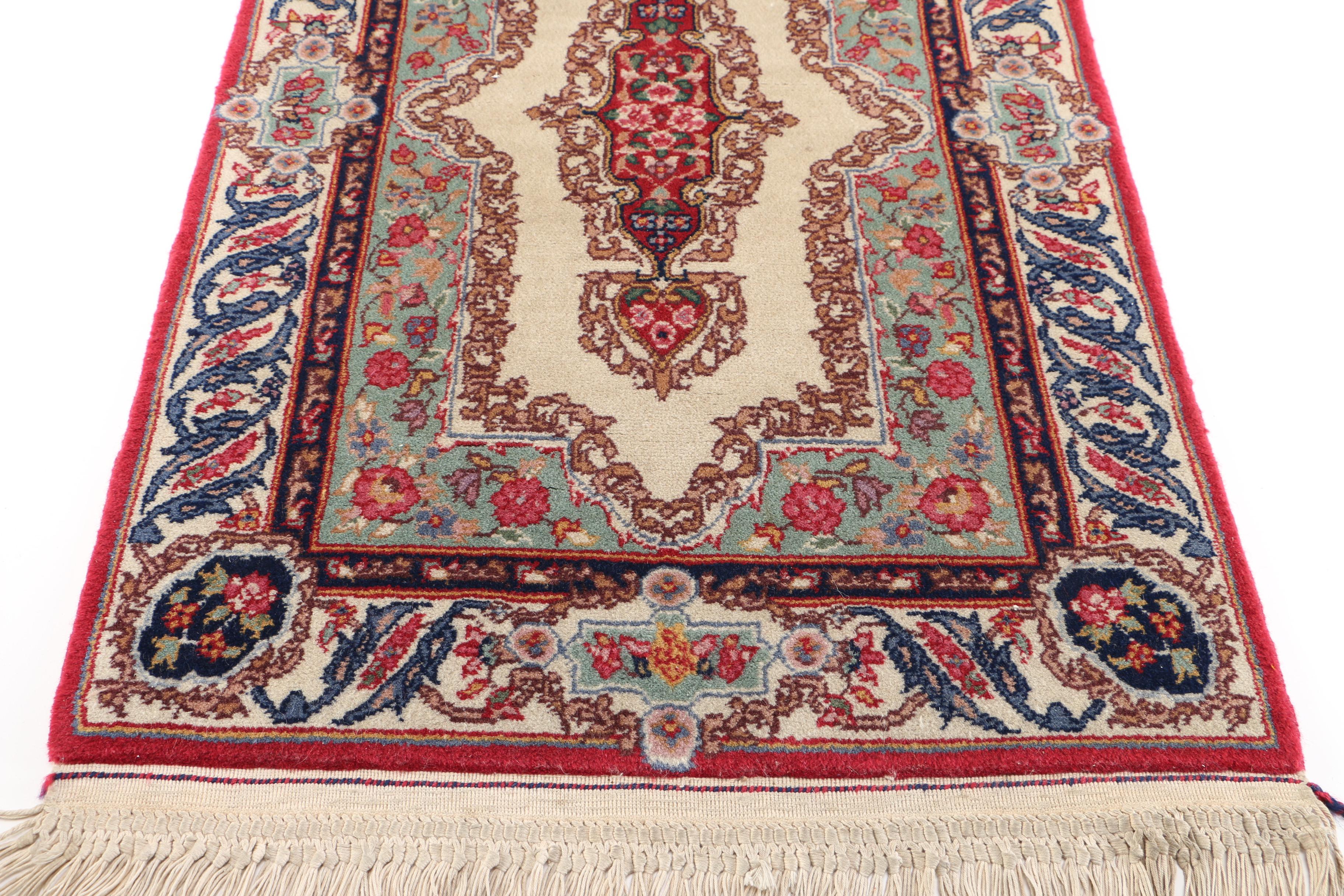 Hand-Knotted Sino-Persian Accent Rug