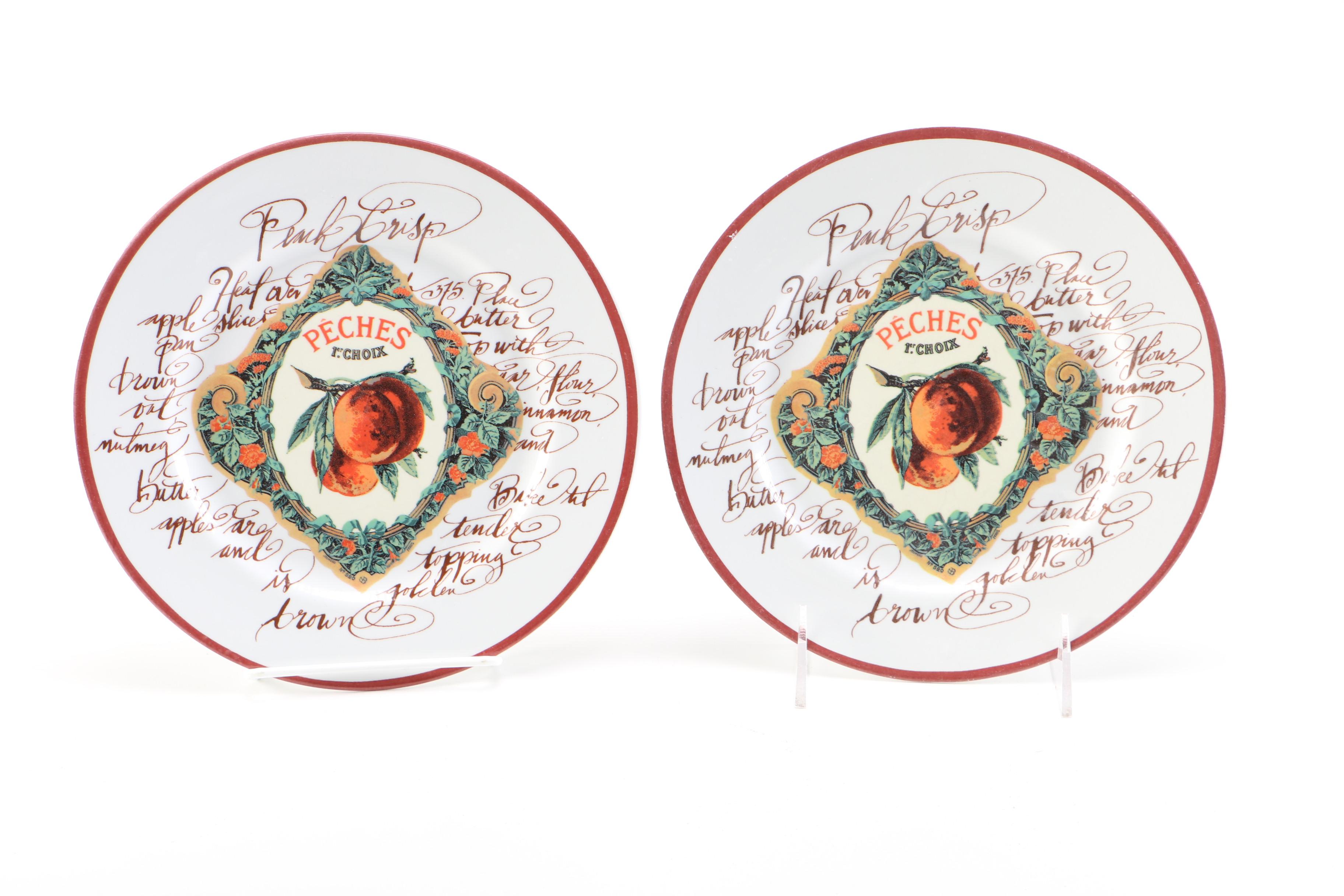 Collection of Williams-Sonoma Plates