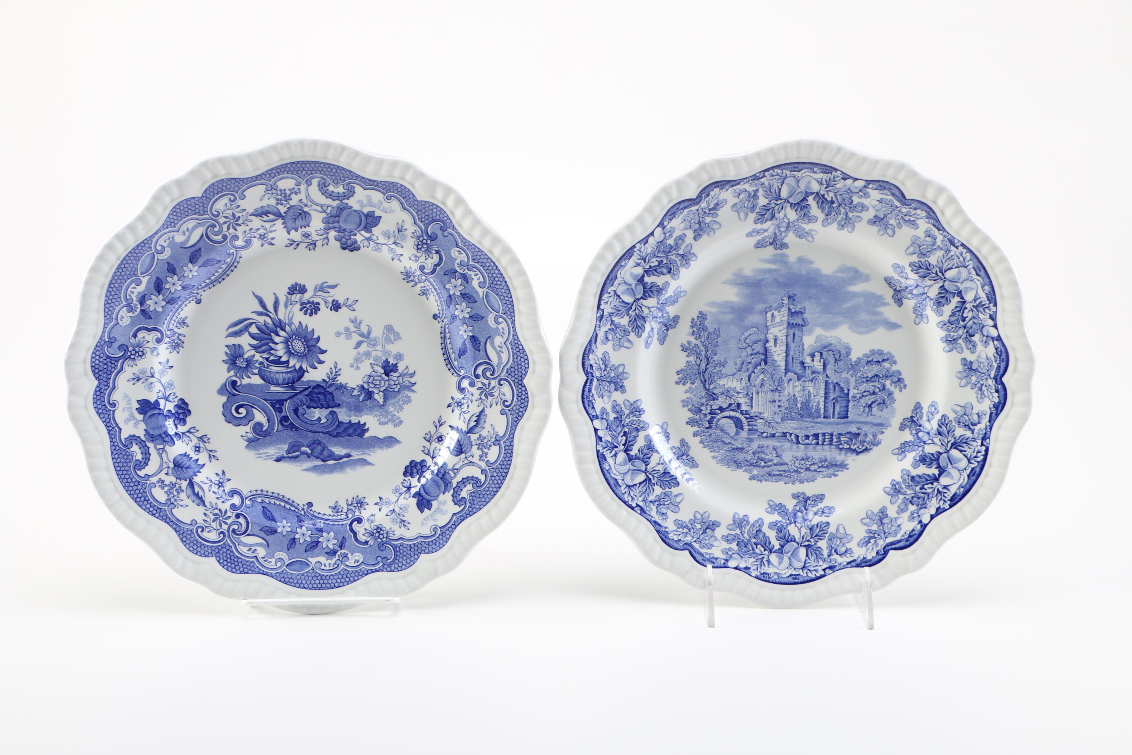Blue and White China Including Royal Copenhagen and Spode