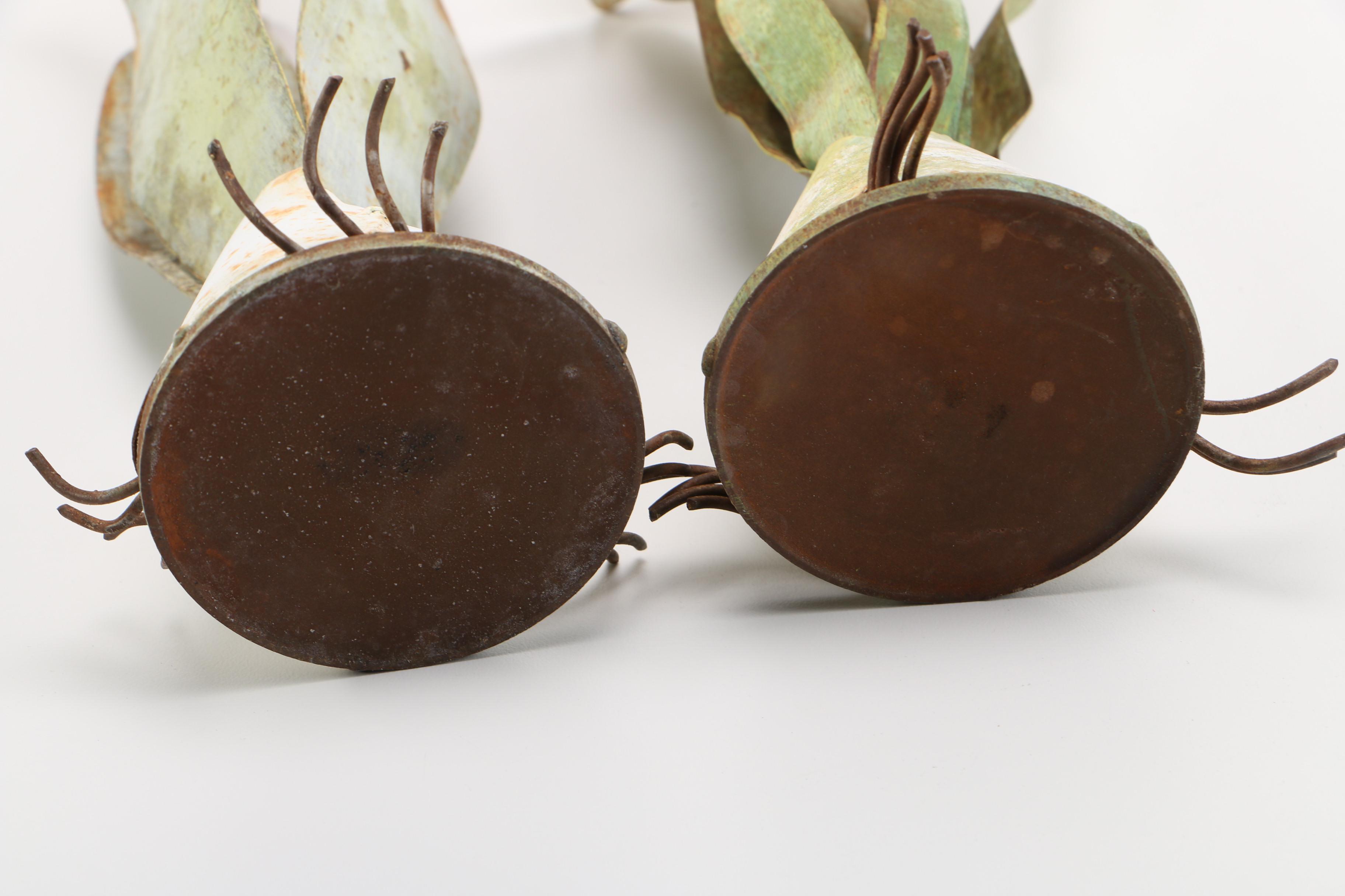 Decorative Sheet Metal and Steel Flowers