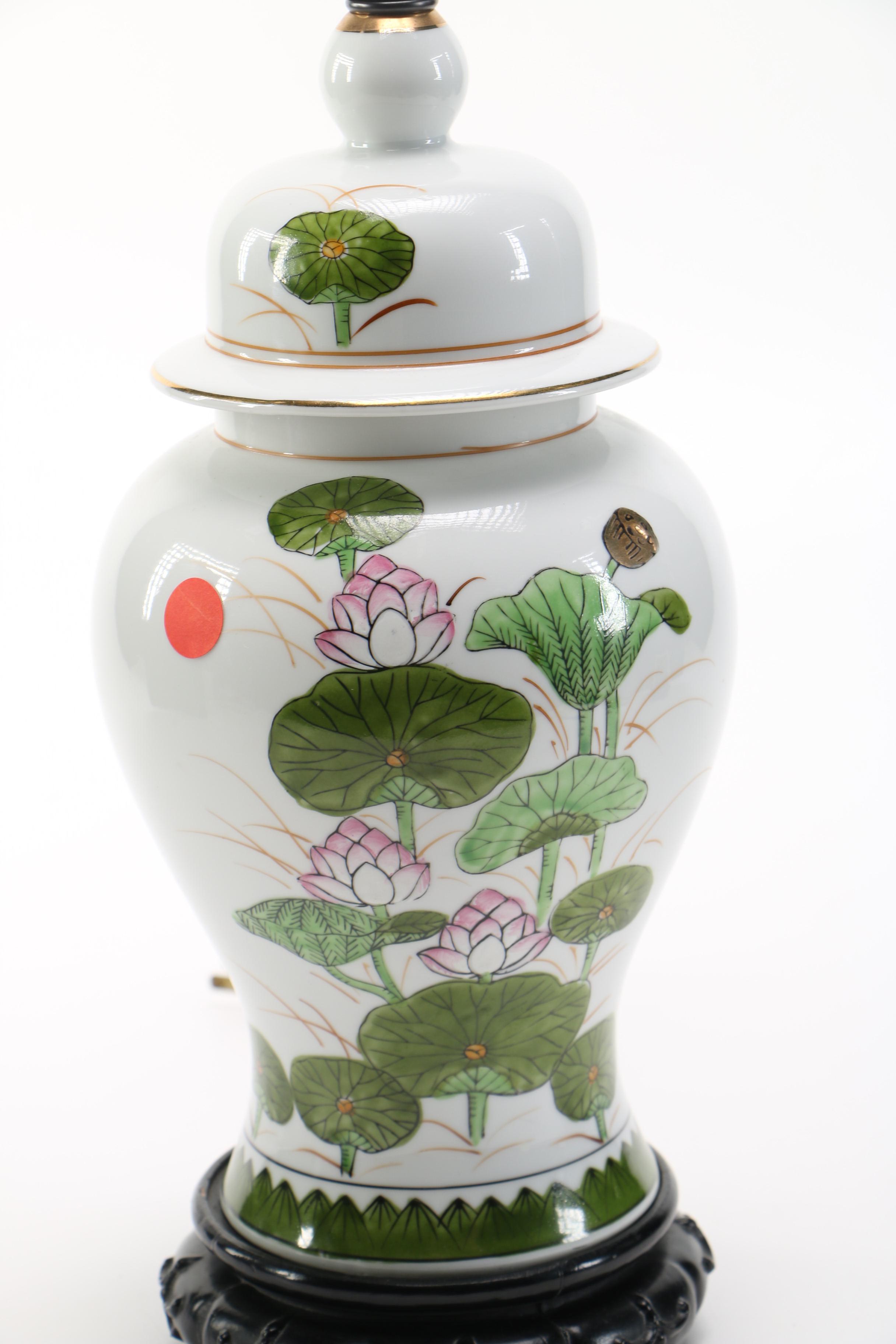 Floral Ceramic Table Lamps