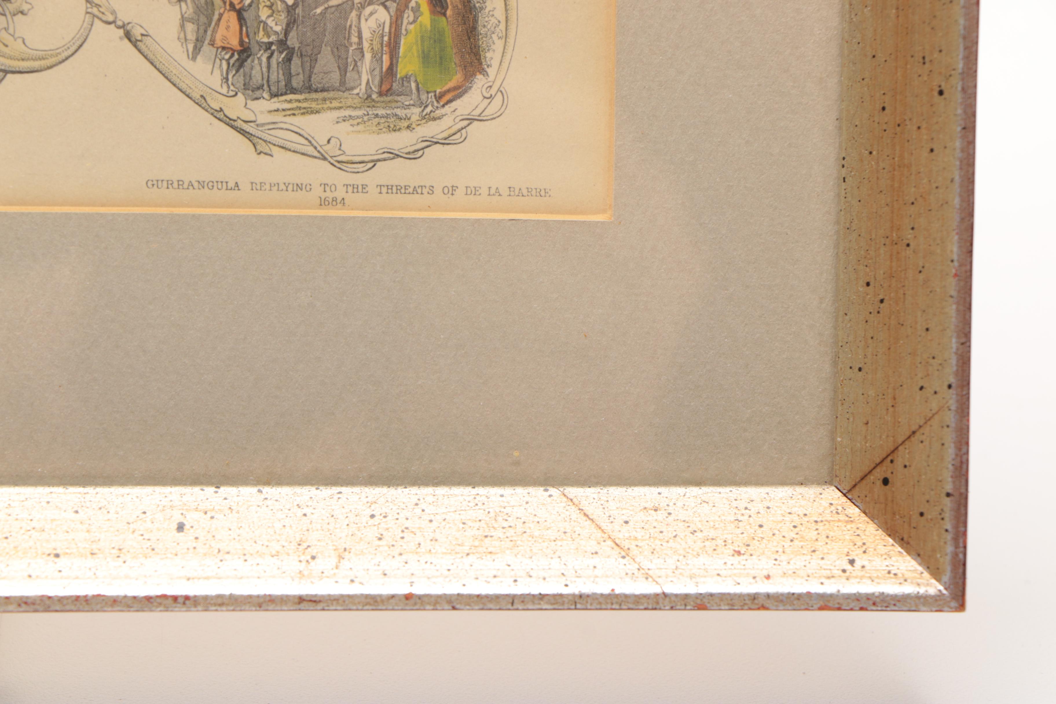 Antique Hand Colored Engraving on Paper of New York City Hall