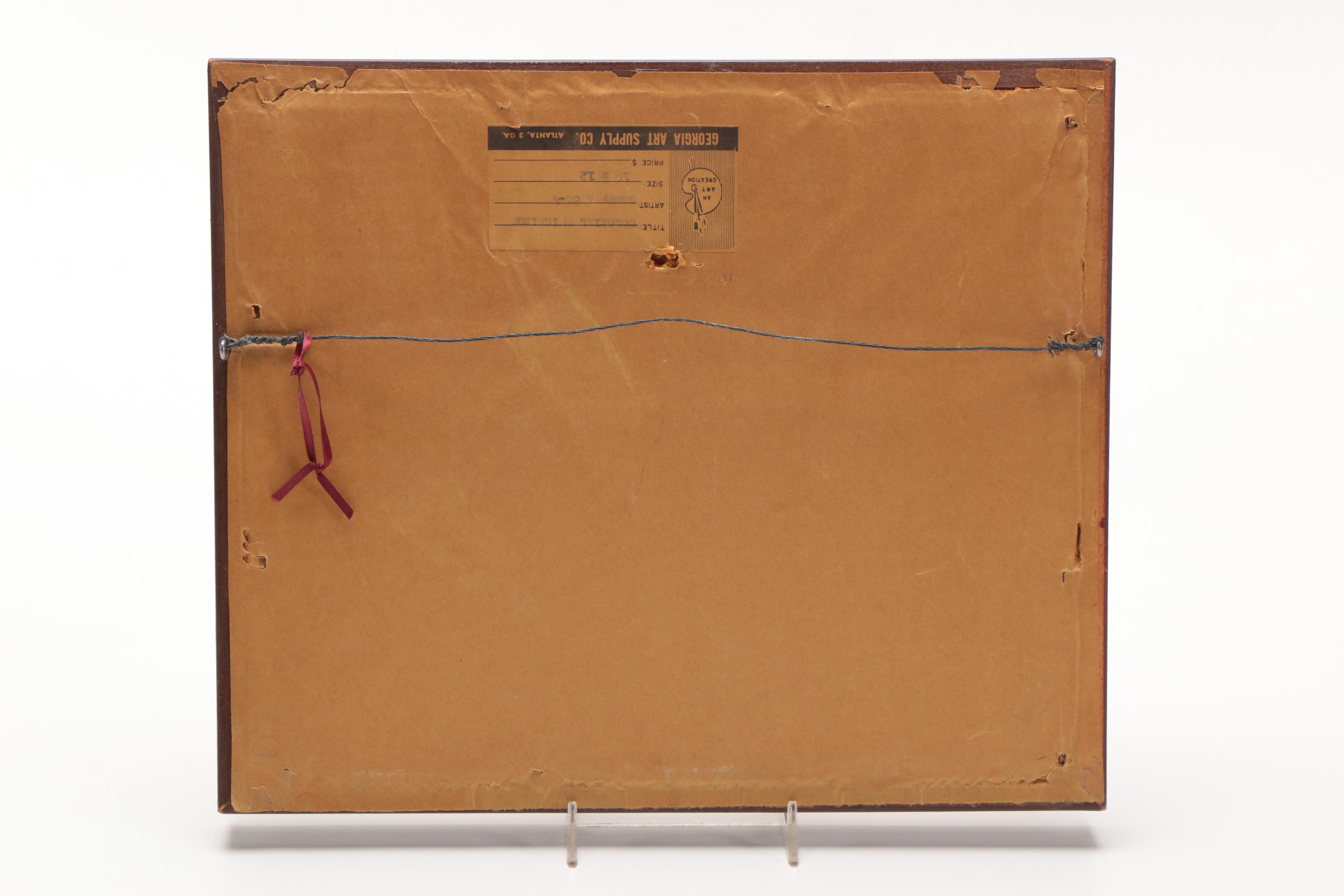 Antique Hand Colored Engraving on Paper of New York City Hall