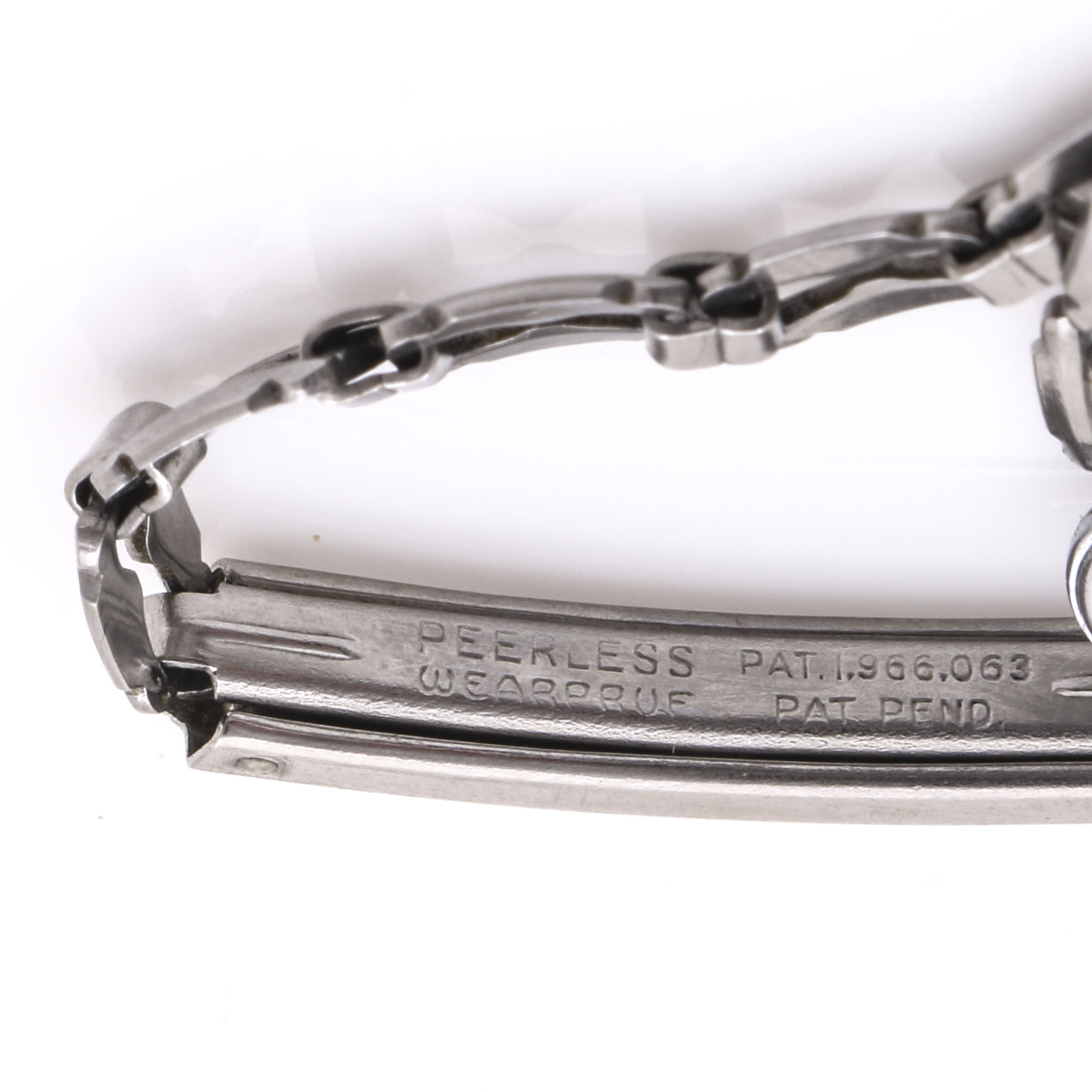 Antique 20K White Gold with Platinum Trim Diamond and Sapphire Watch