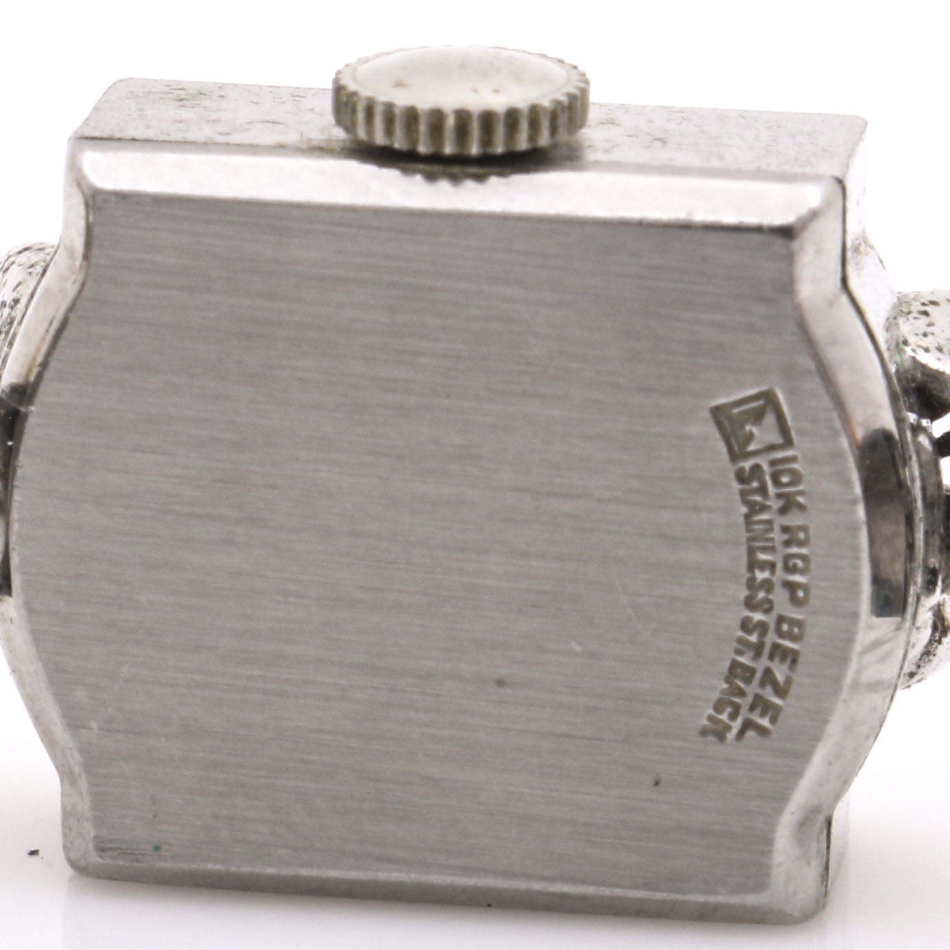 Two 10K Two Tone Rolled Gold Plated Diamond Watches Featuring Wittnauer and Croton