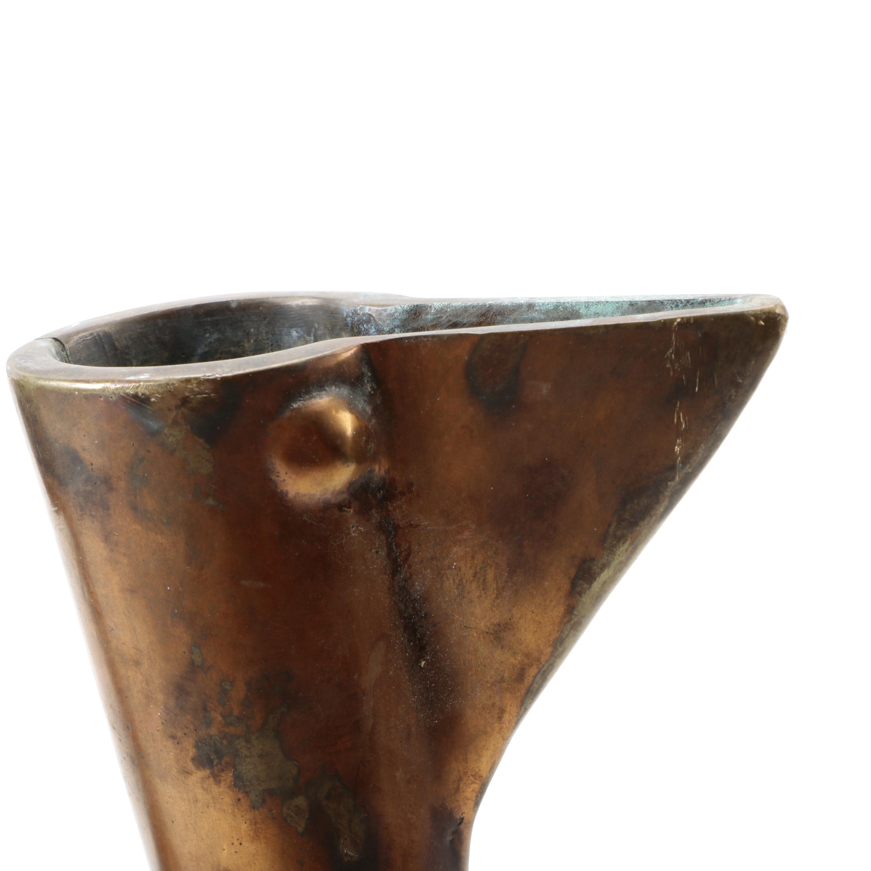 Abstract Copper Bird Decor