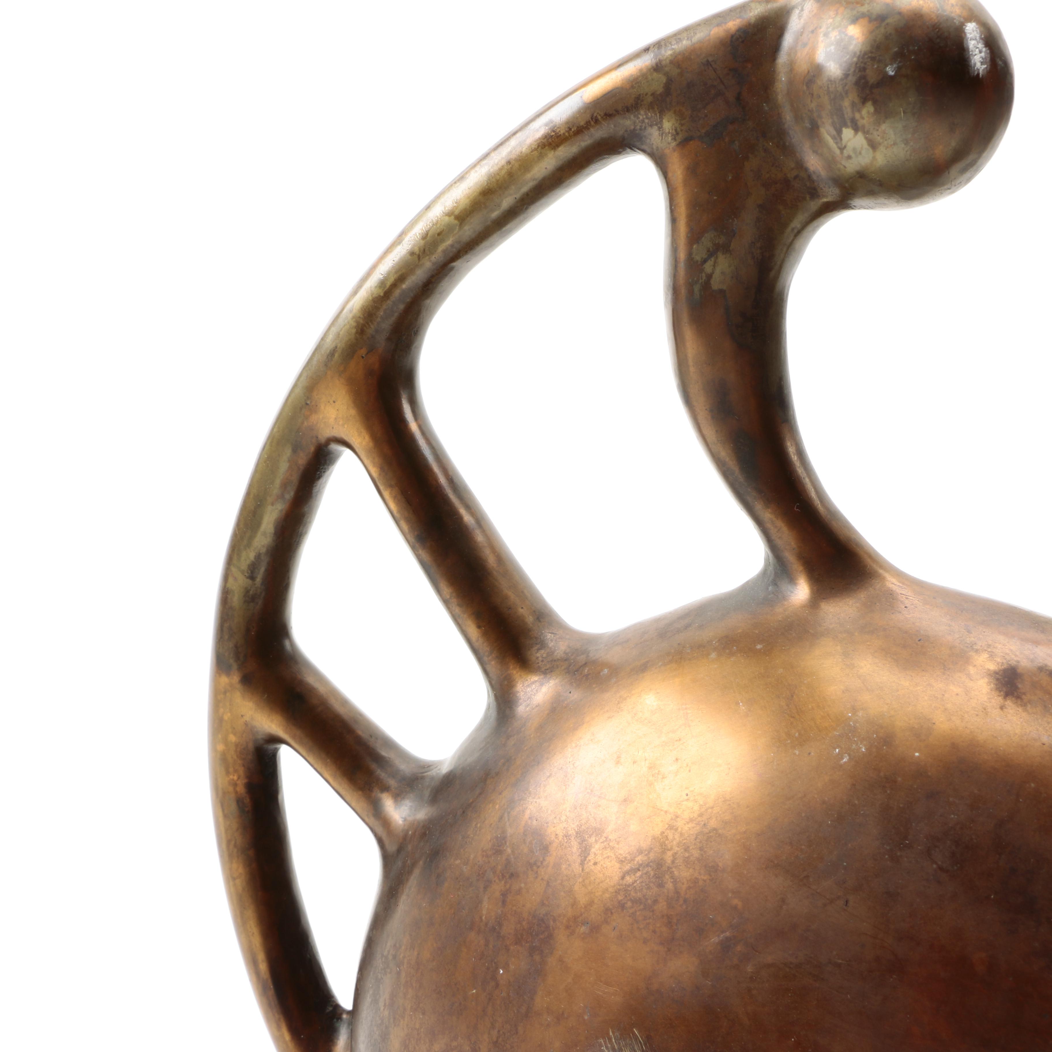 Abstract Copper Bird Decor