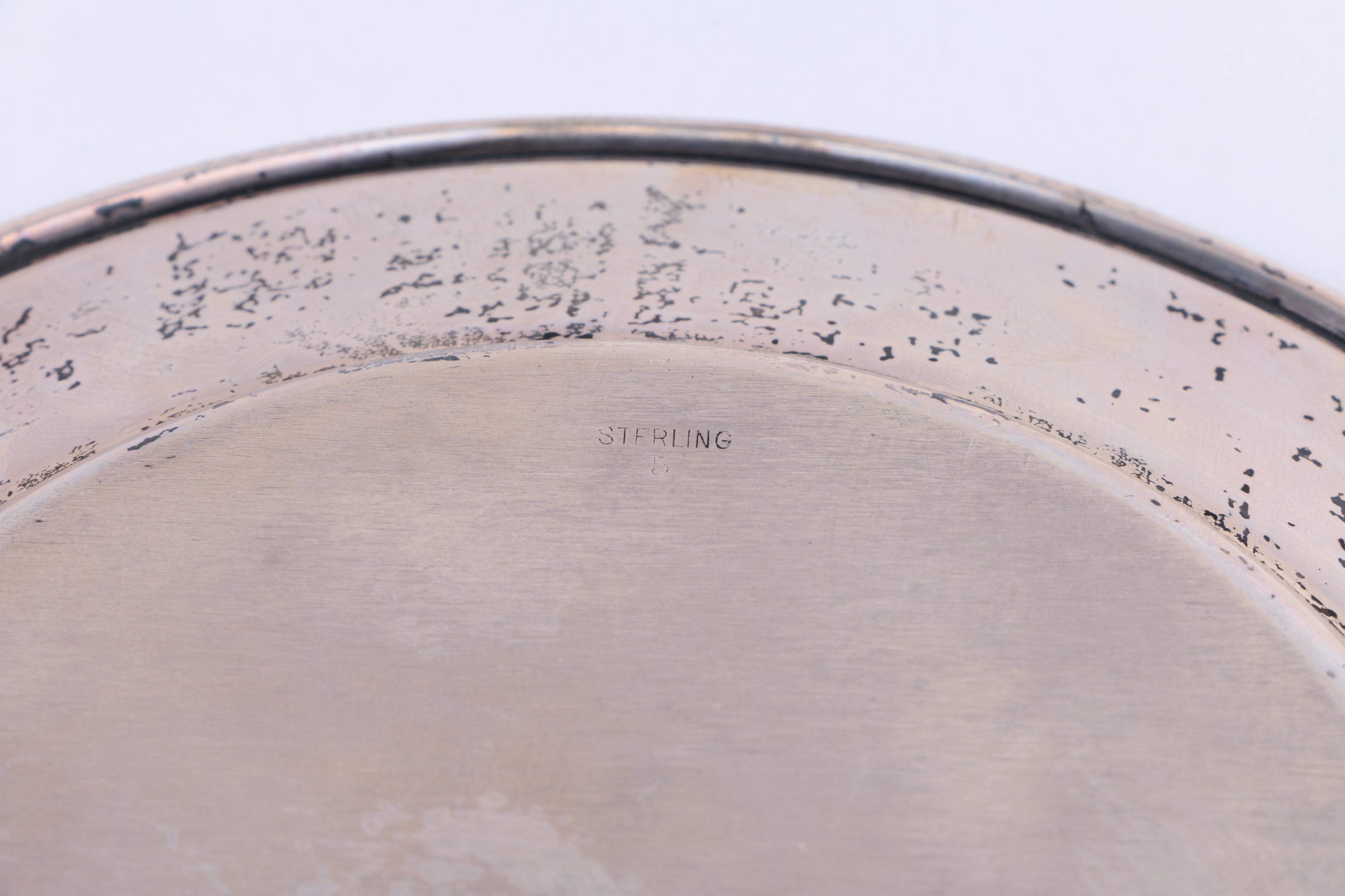 1938 Preisner Silver Co. and C.D Peacock Sterling Silver Golf Tournament Winnings From Bob O'Link