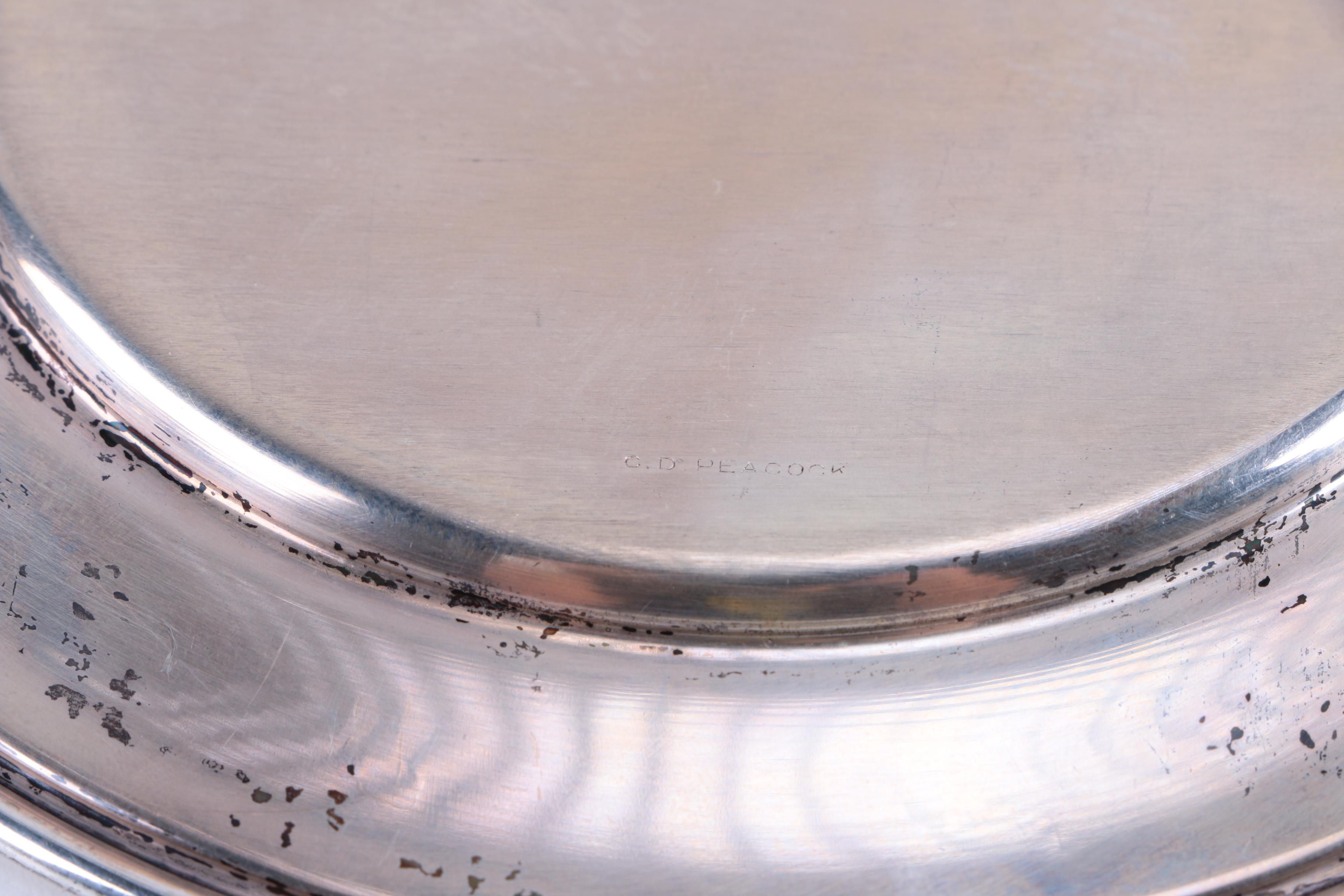 1938 Preisner Silver Co. and C.D Peacock Sterling Silver Golf Tournament Winnings From Bob O'Link