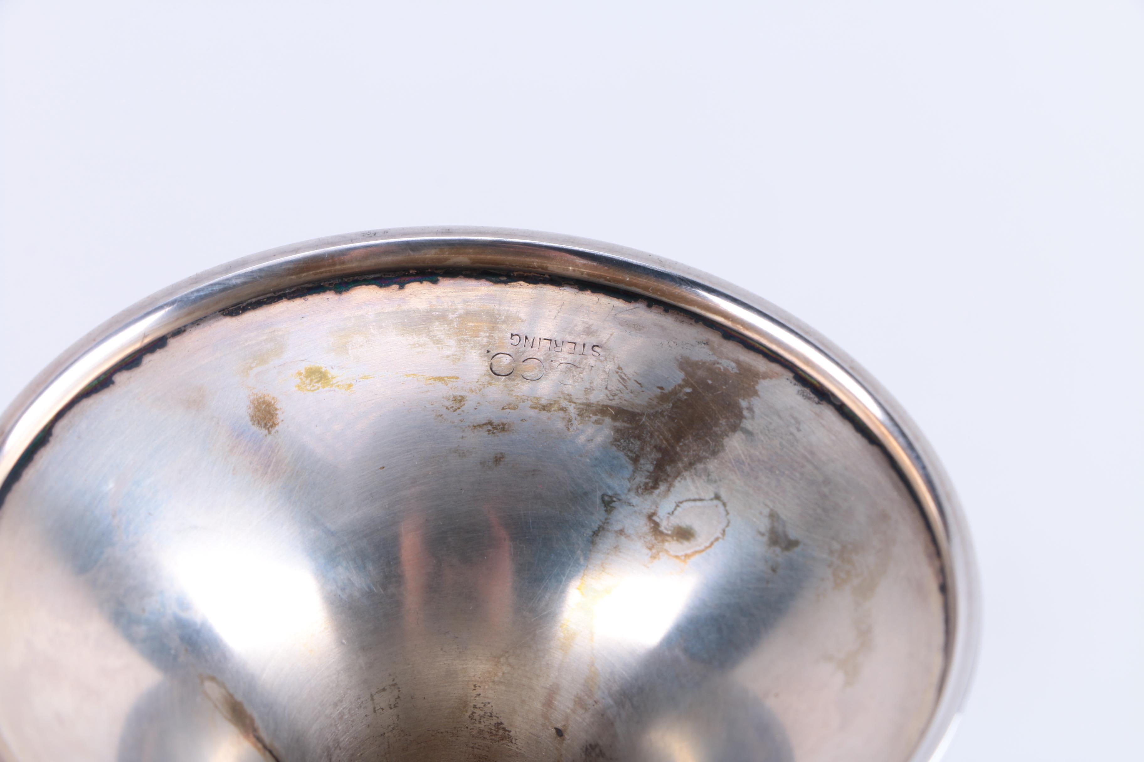 1938 Preisner Silver Co. and C.D Peacock Sterling Silver Golf Tournament Winnings From Bob O'Link