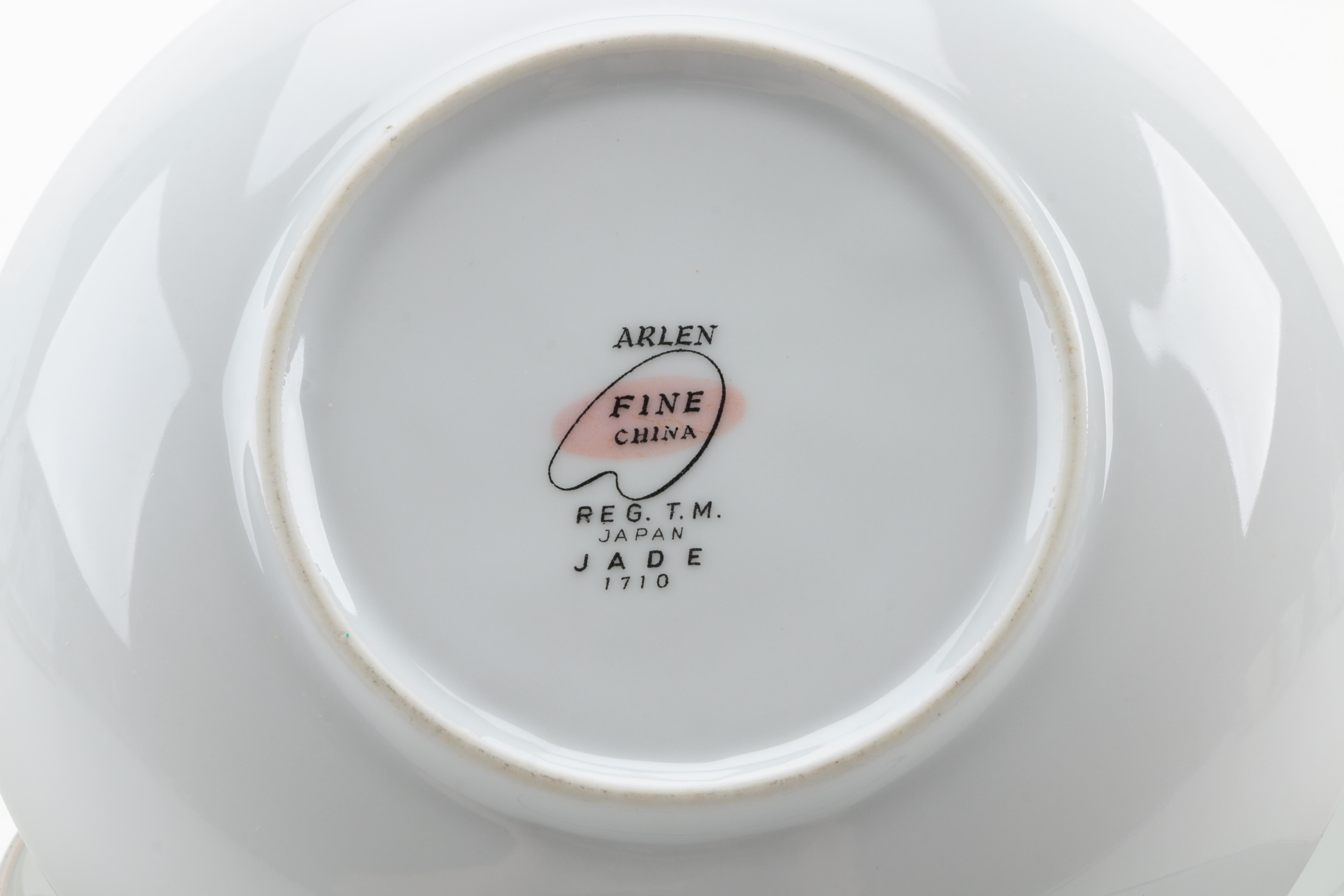 Arlen Fine China in "Jade" Pattern