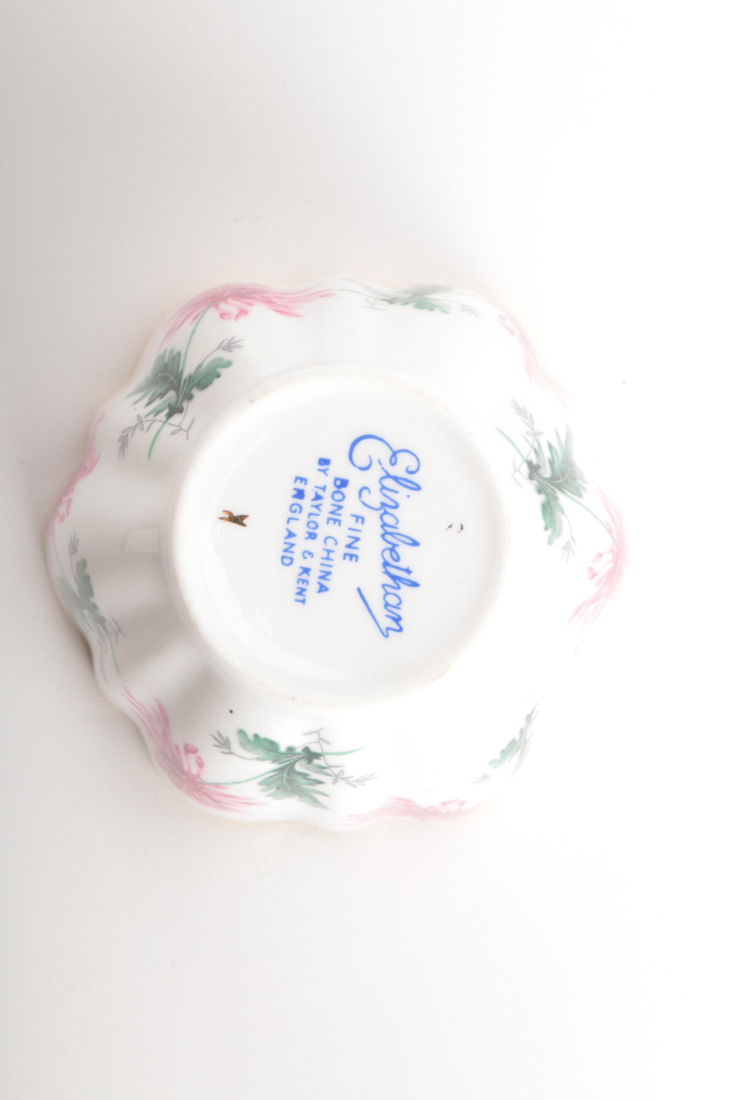 Taylor and Kent "Elizabethan" Bone China Creamer Set