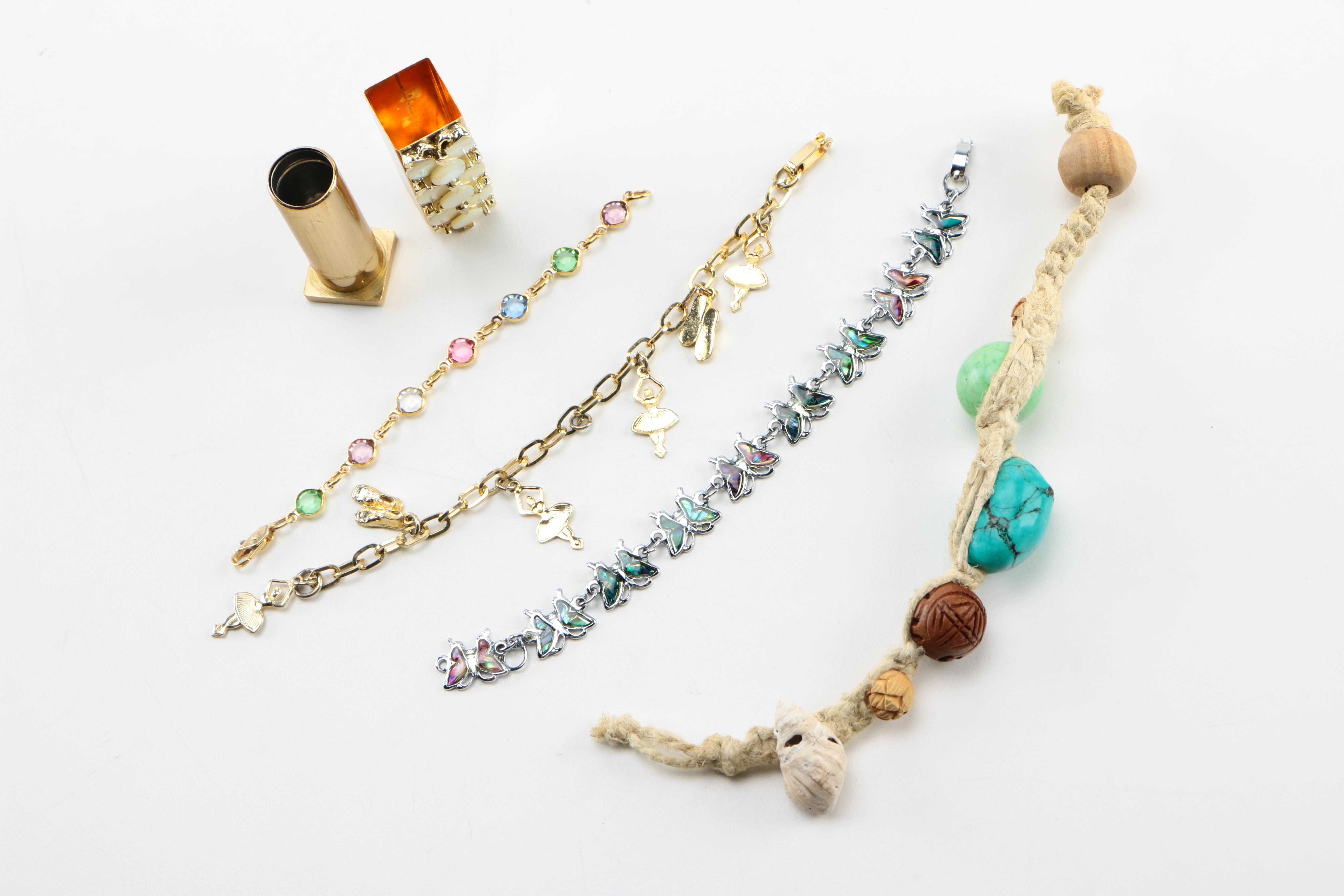 Assortment of Costume Jewelry Including Turquoise