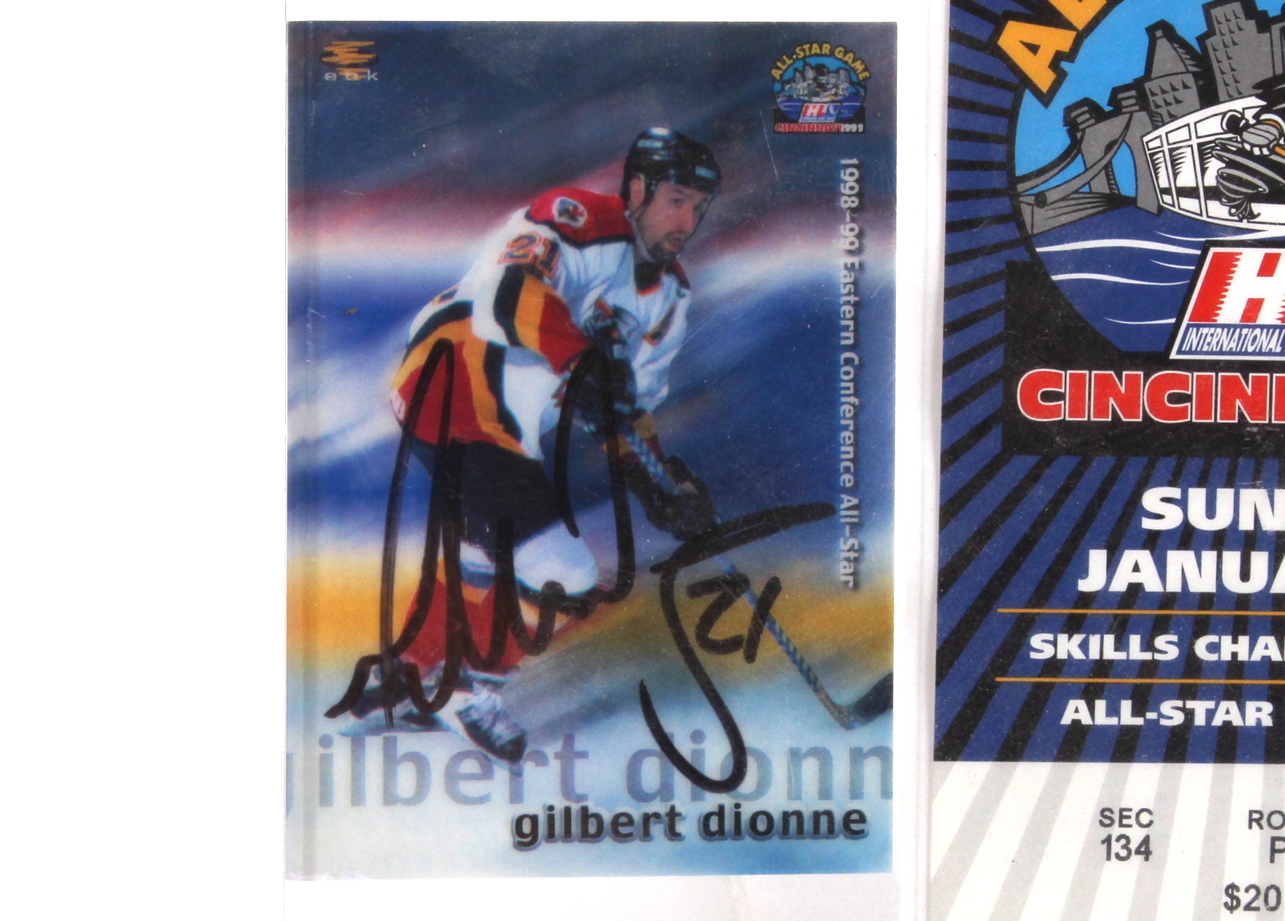 IHL Cincinnati Cyclones Autographed Cards