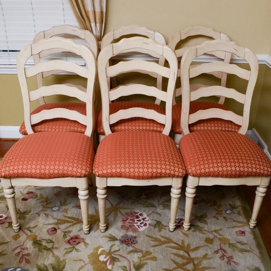 Set of French Country Style Dining Chairs