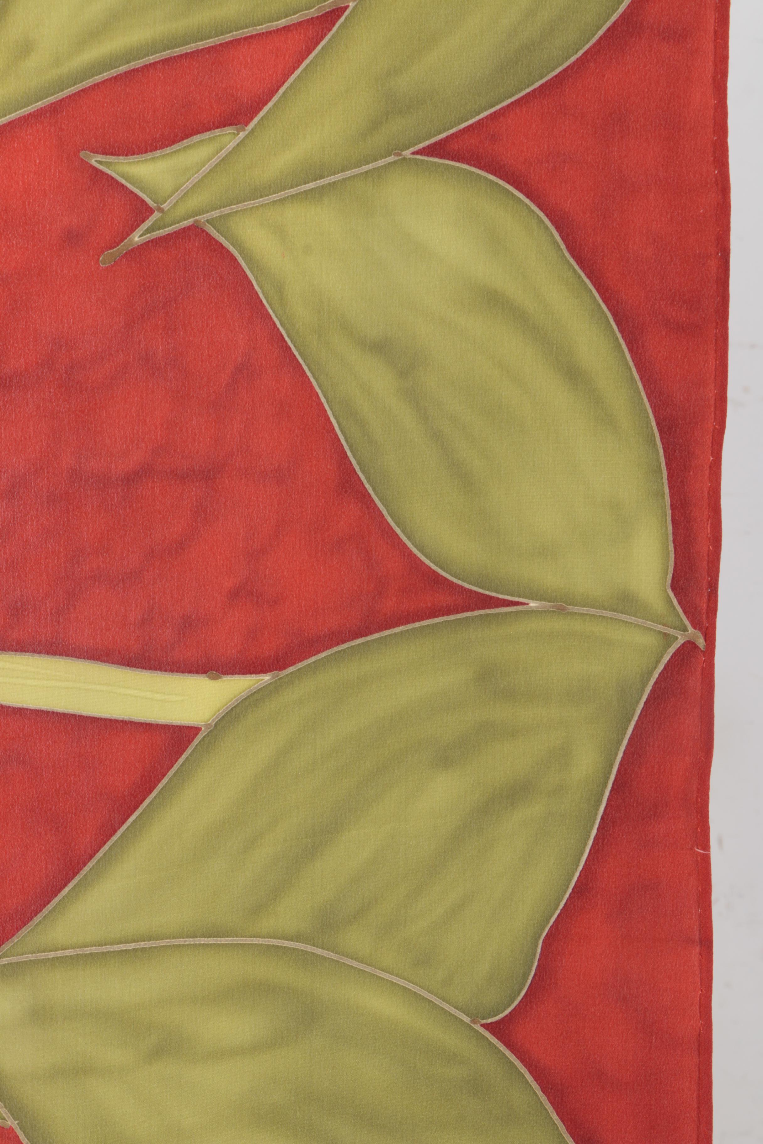 Hand-Painted Silks Including Fresh Water Pearl Scarf from Hawaii