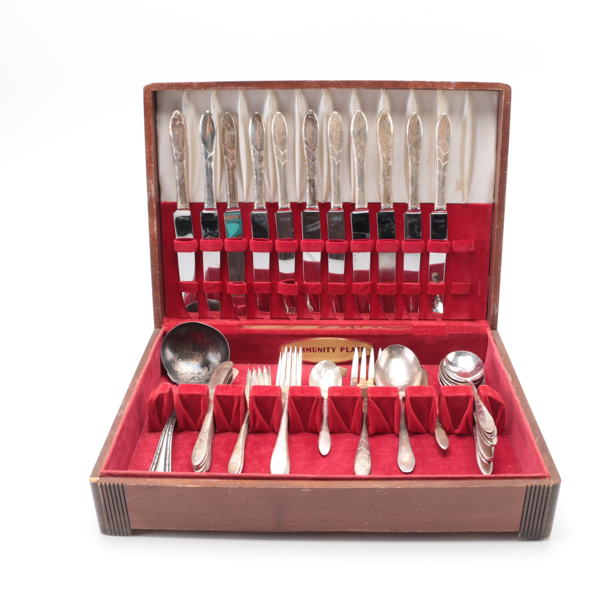 Set of Community Plate Flatware