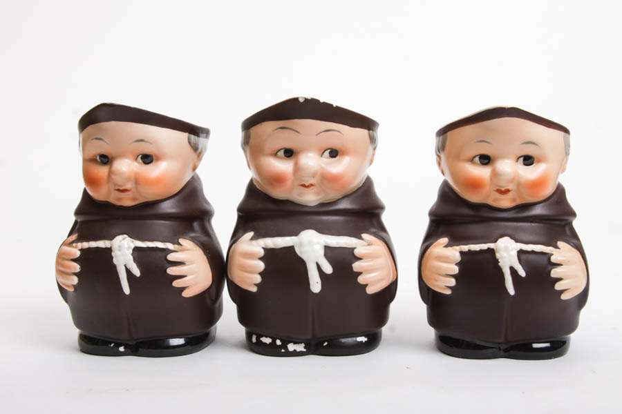 West German Goebel Monk Tea Set