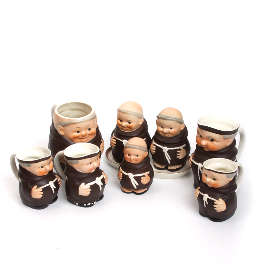 West German Goebel Monk Tea Set