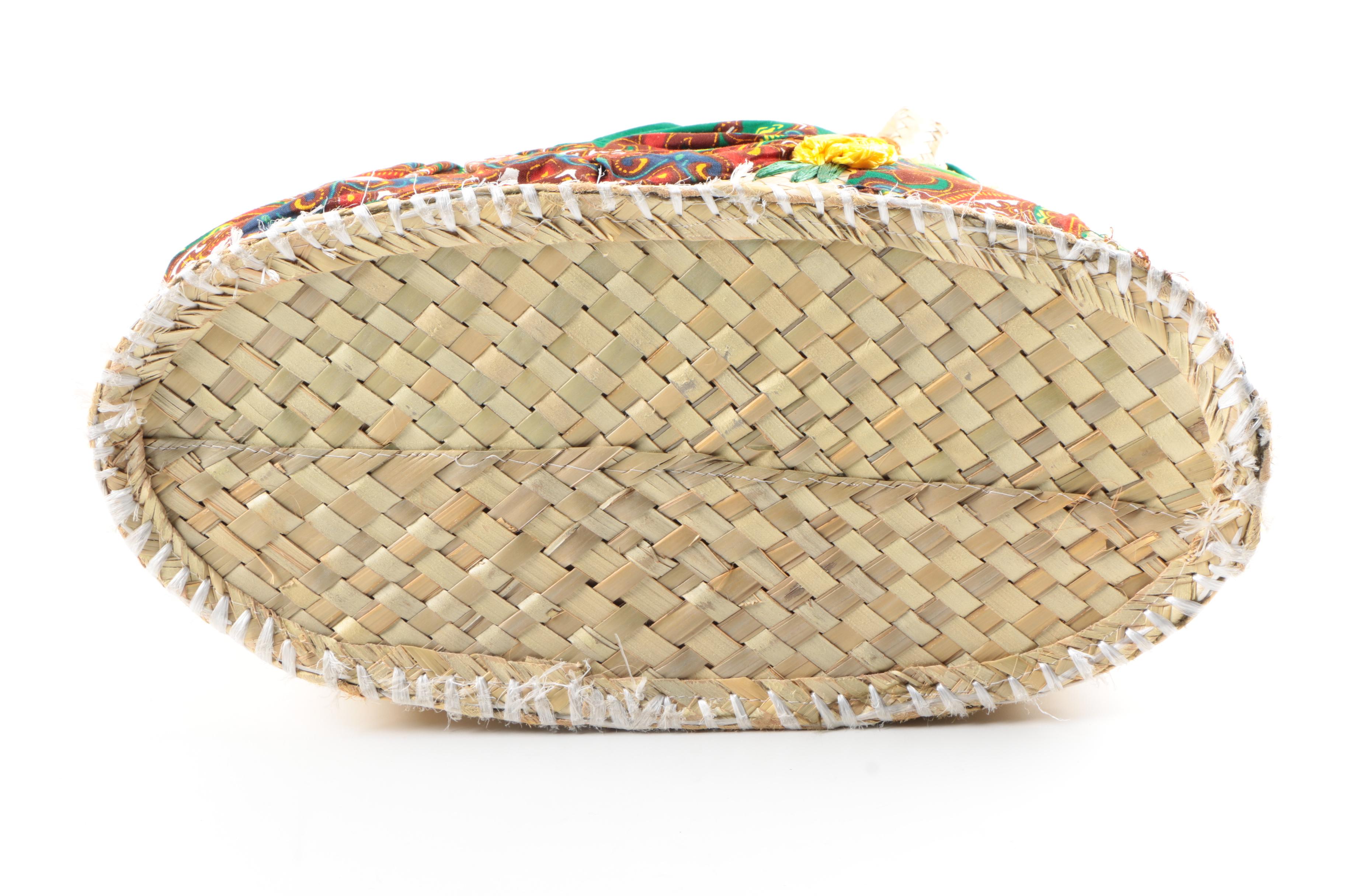 Handmade Woven Tote, Clutches, and Gloves