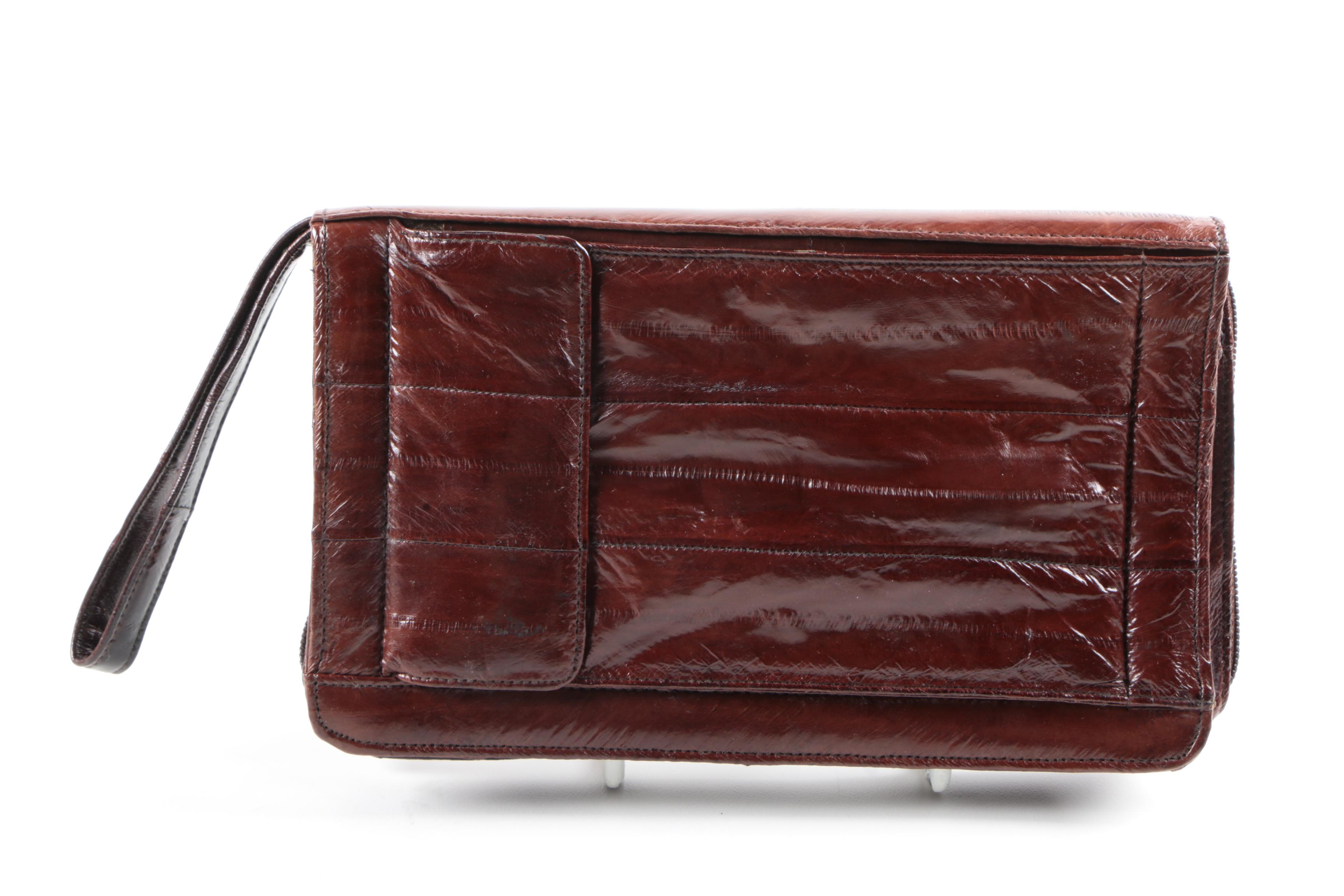 Handmade Woven Tote, Clutches, and Gloves