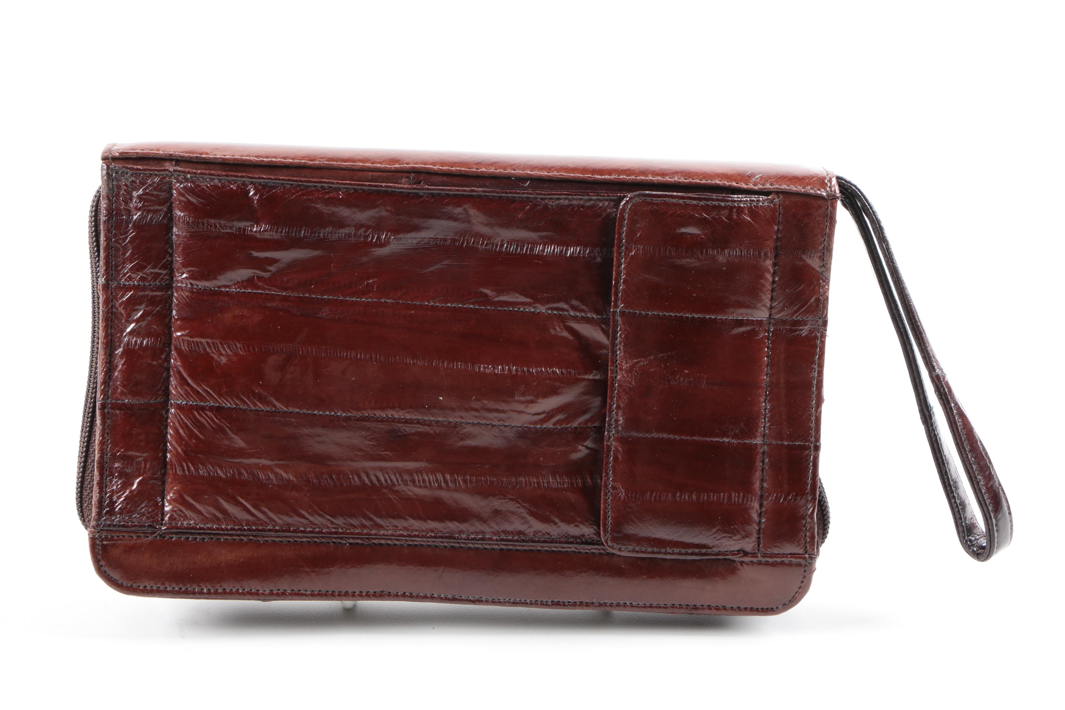 Handmade Woven Tote, Clutches, and Gloves