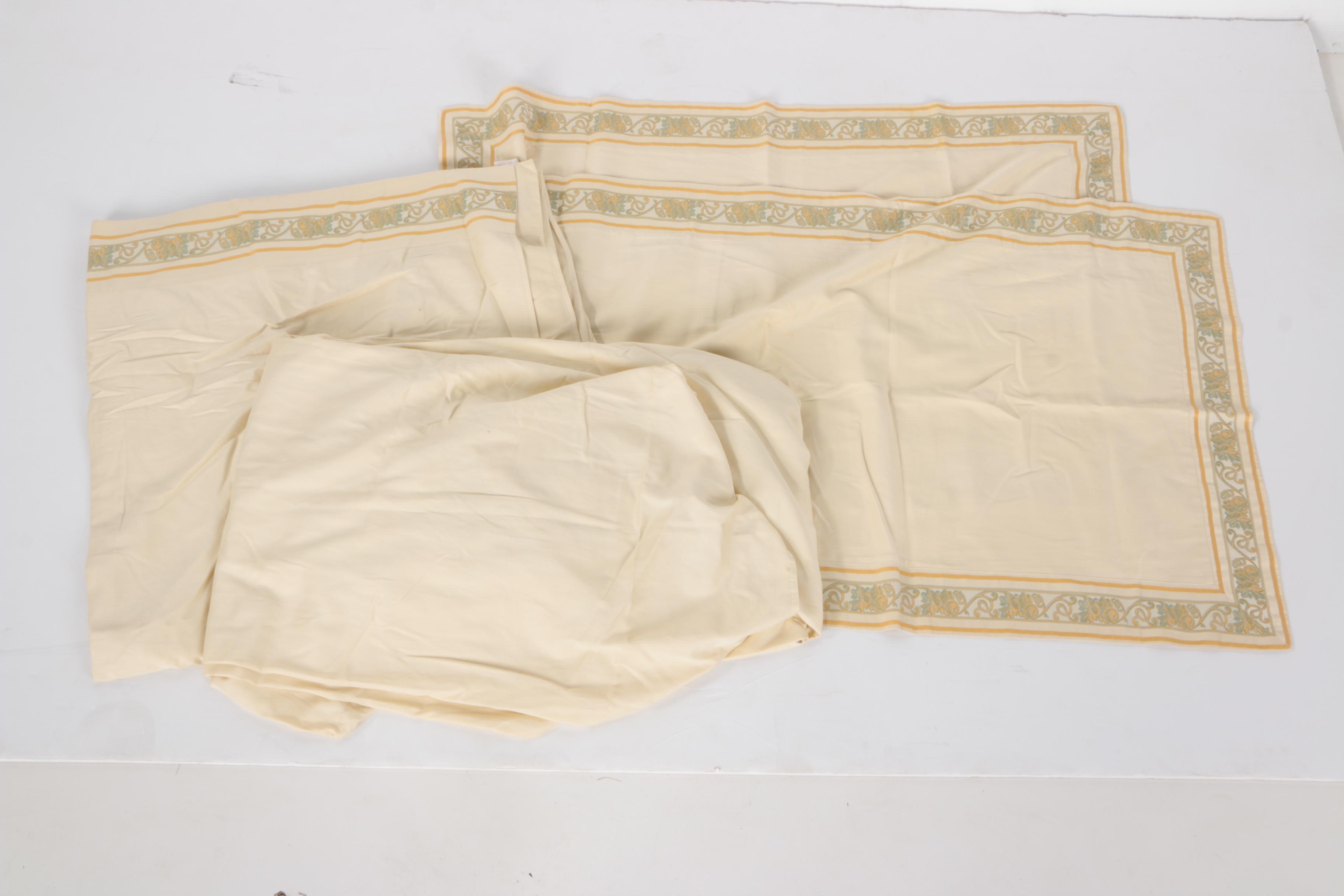 Chambers King Size Cotton Sheets and Shams