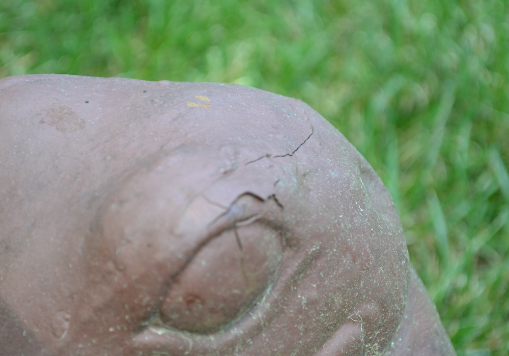 Cast Metal Garden Sculptures of Frogs Playing Instruments