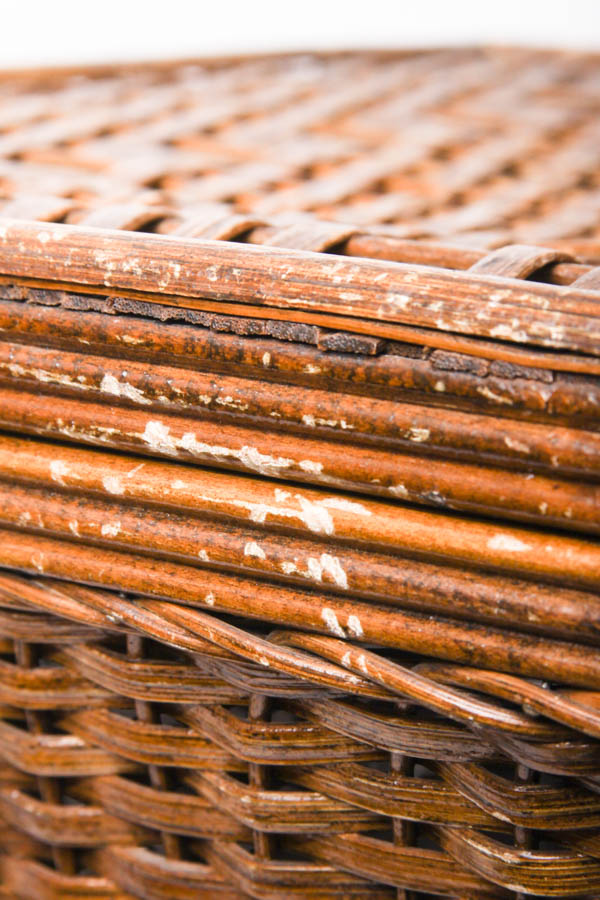 Antique Wicker Sewing Stand by Heywood Brothers & Wakefield Co.