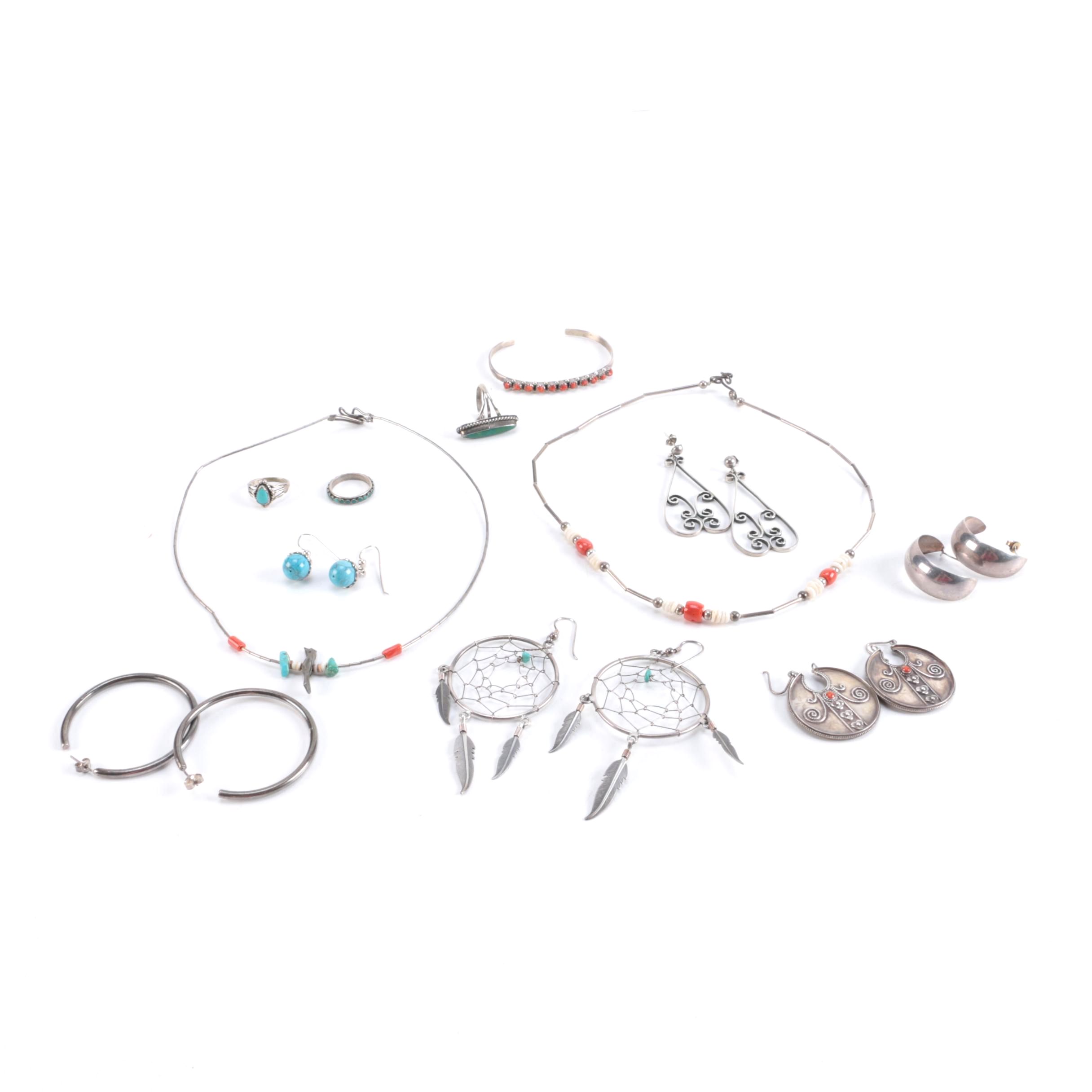 Sterling and Coin Silver Jewelry