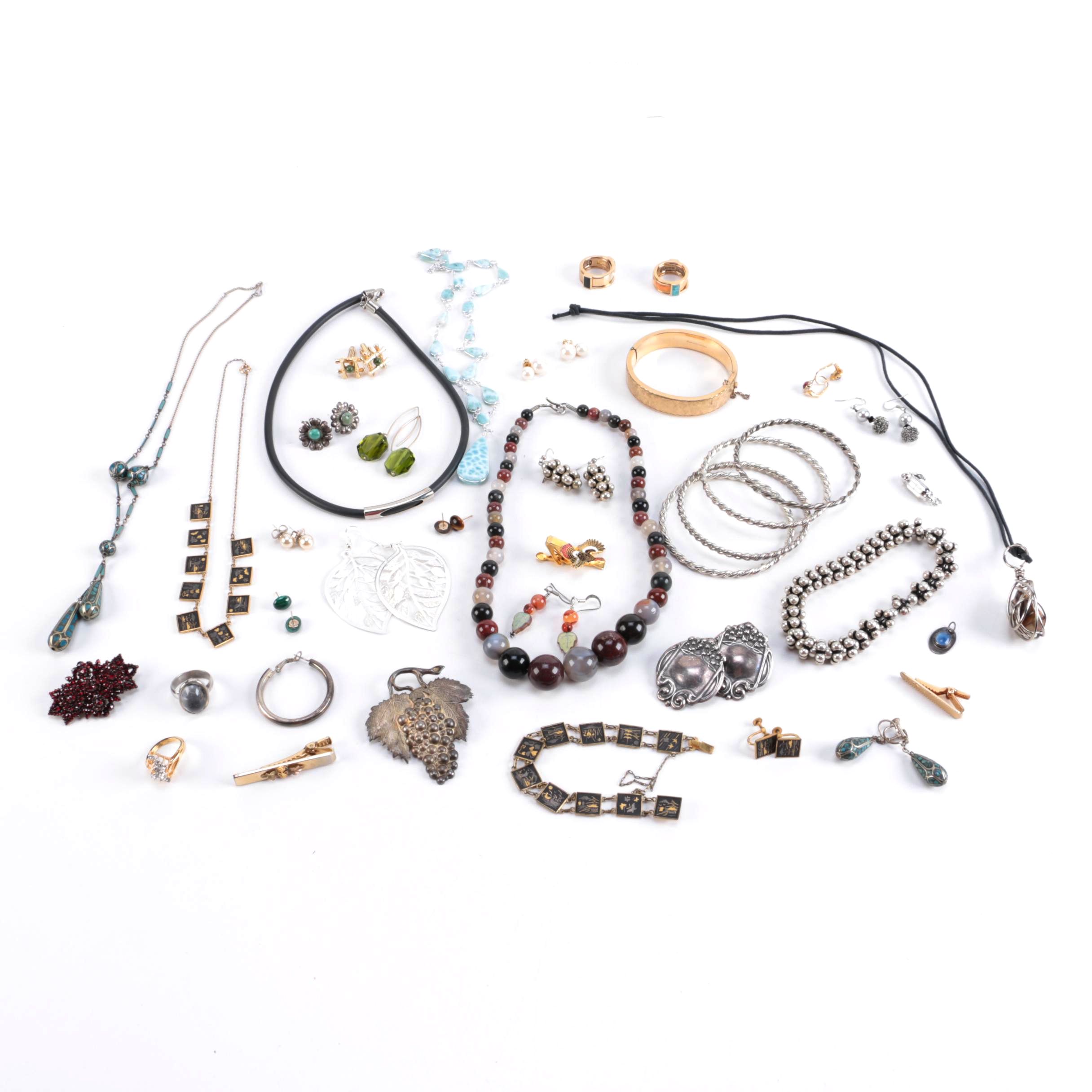 Costume Jewelry Including Barse Rings