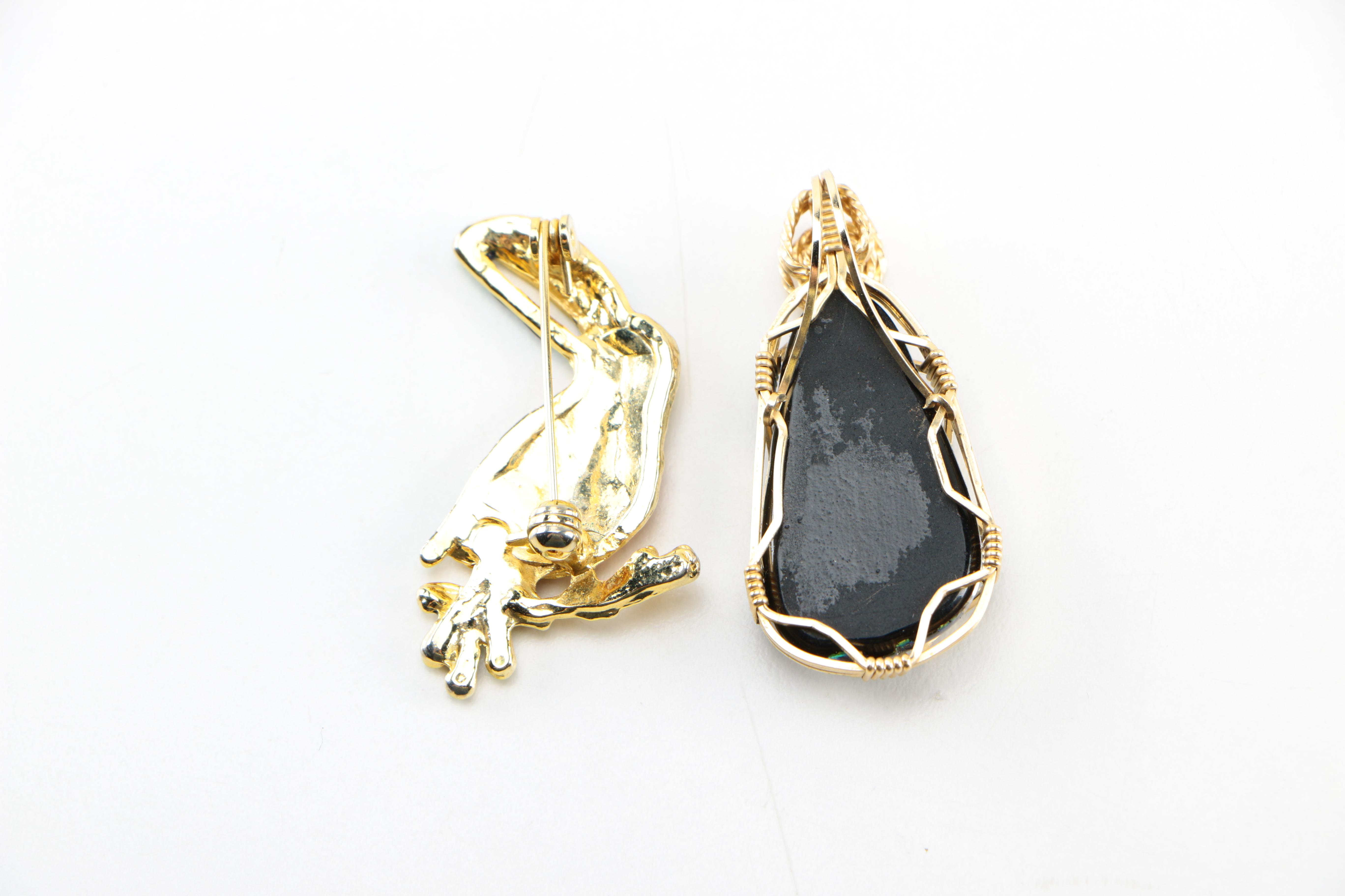 Assorted Costume Jewelry Including Sterling Silver