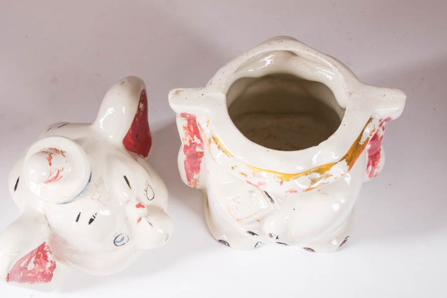 Turnabout Dumbo Cookie Jar