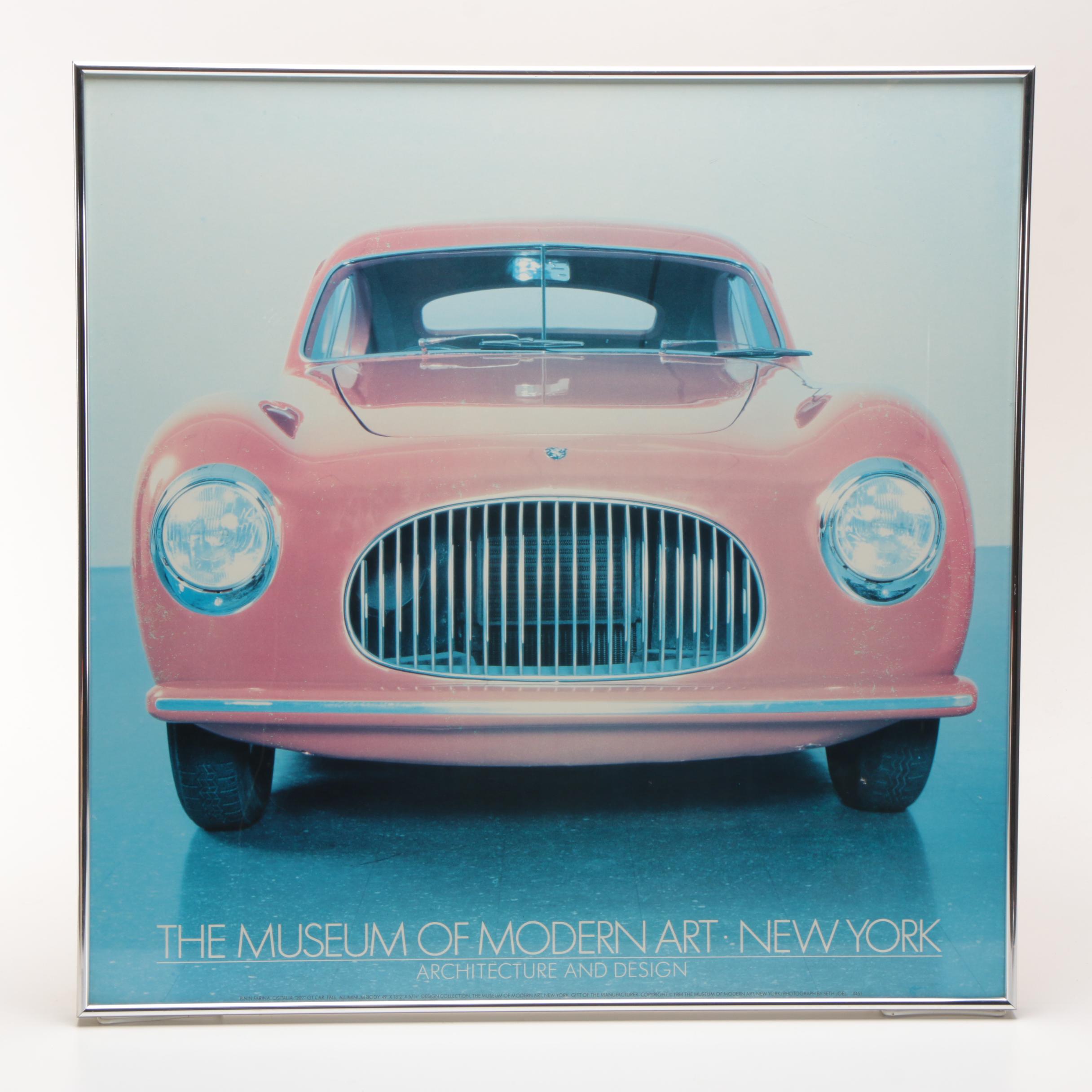 Offset Lithograph Poster of "Cisitalia" After Seth Joel for The Museum of Modern Art
