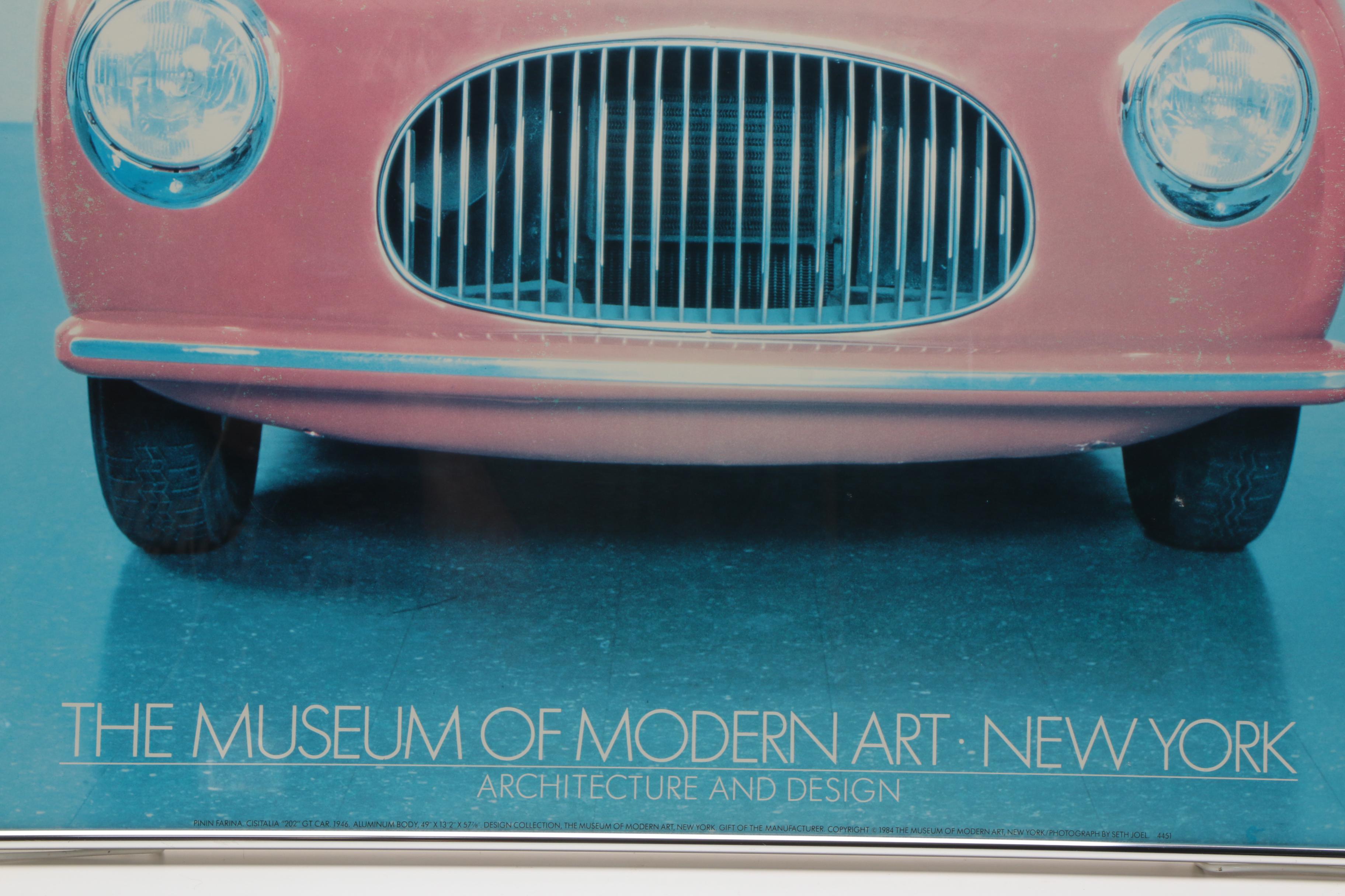 Offset Lithograph Poster of "Cisitalia" After Seth Joel for The Museum of Modern Art