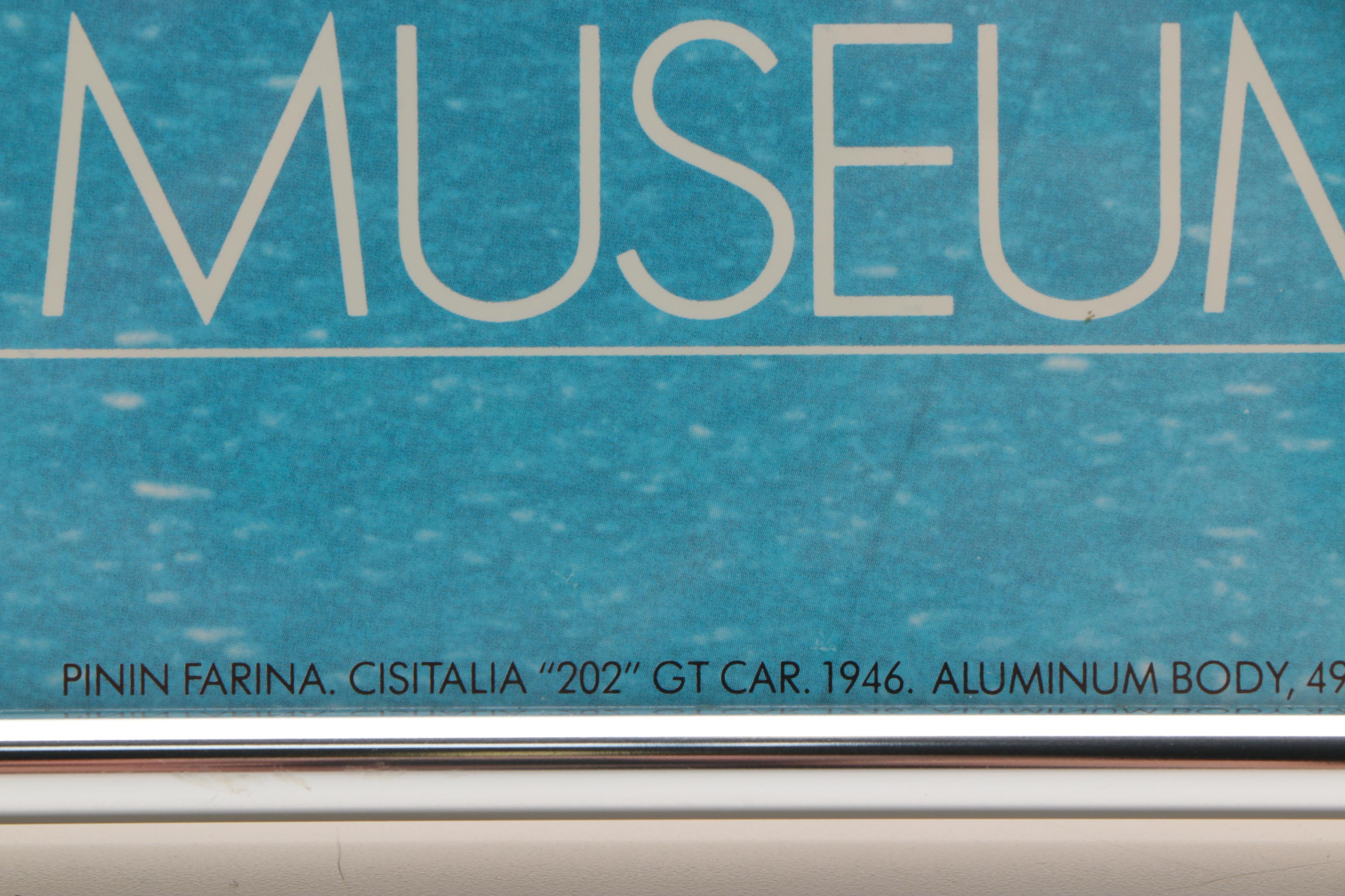 Offset Lithograph Poster of "Cisitalia" After Seth Joel for The Museum of Modern Art