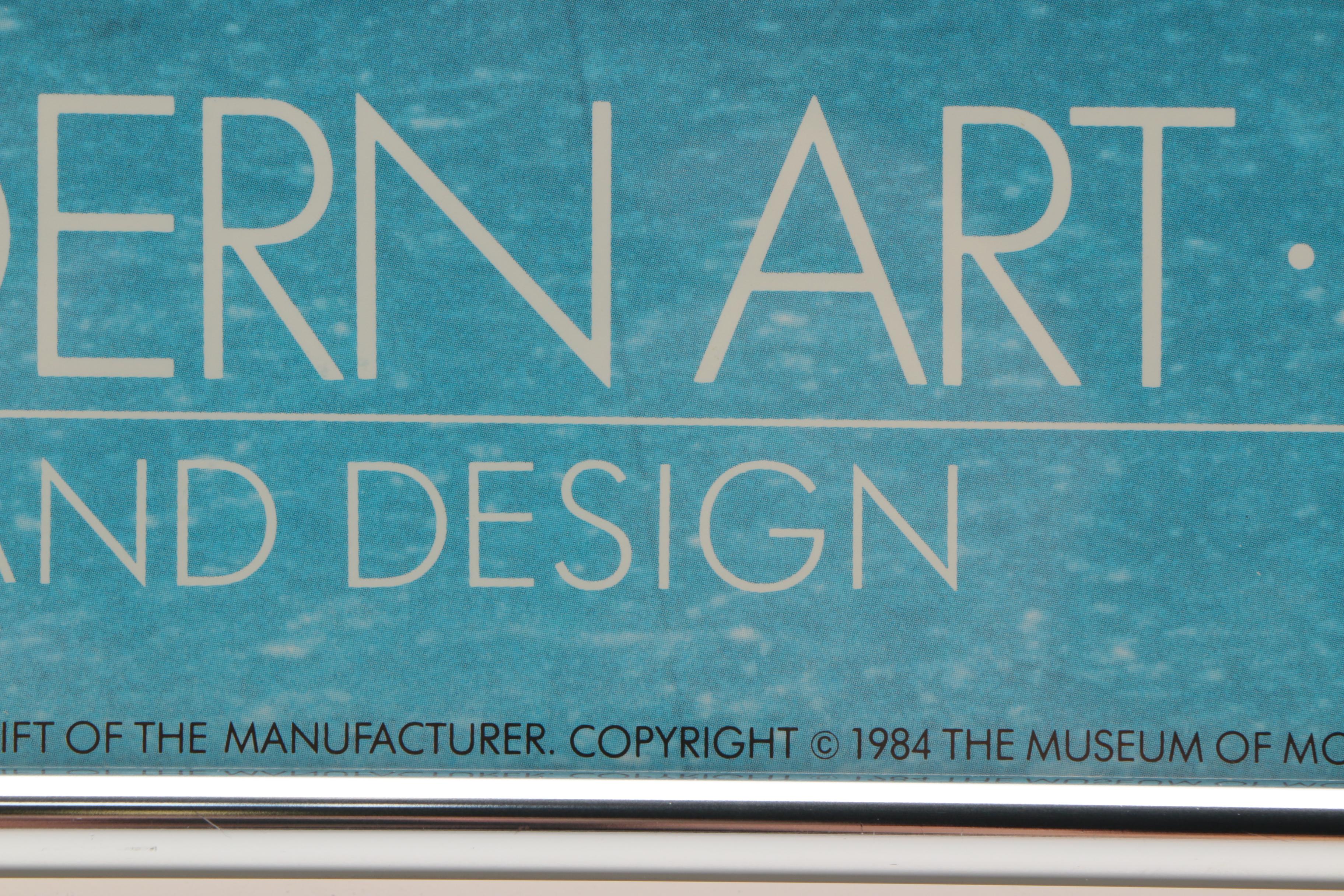 Offset Lithograph Poster of "Cisitalia" After Seth Joel for The Museum of Modern Art