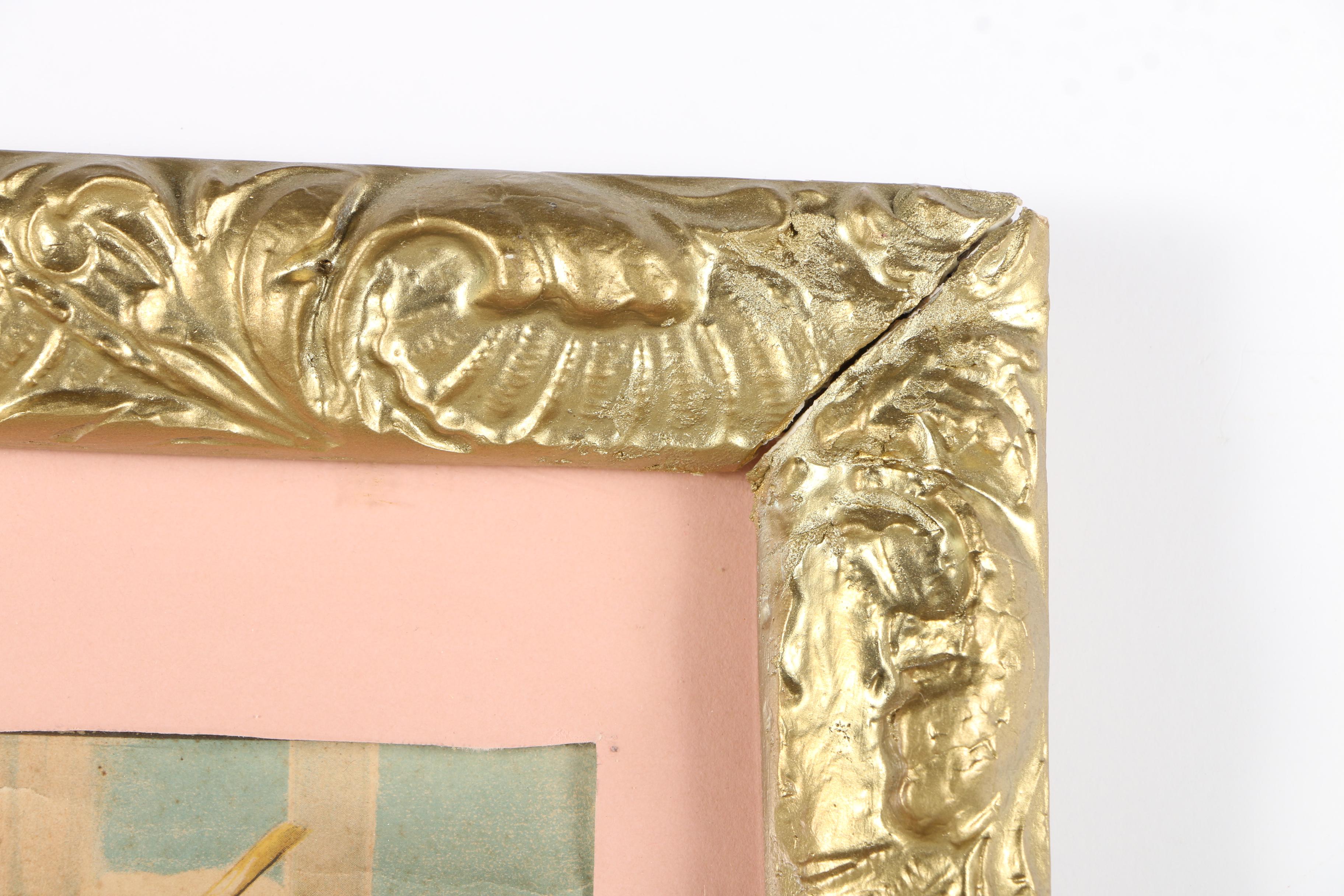 Offset Lithograph on Paper of Mary Pickford "1917 Pompeian Beauty Panel"