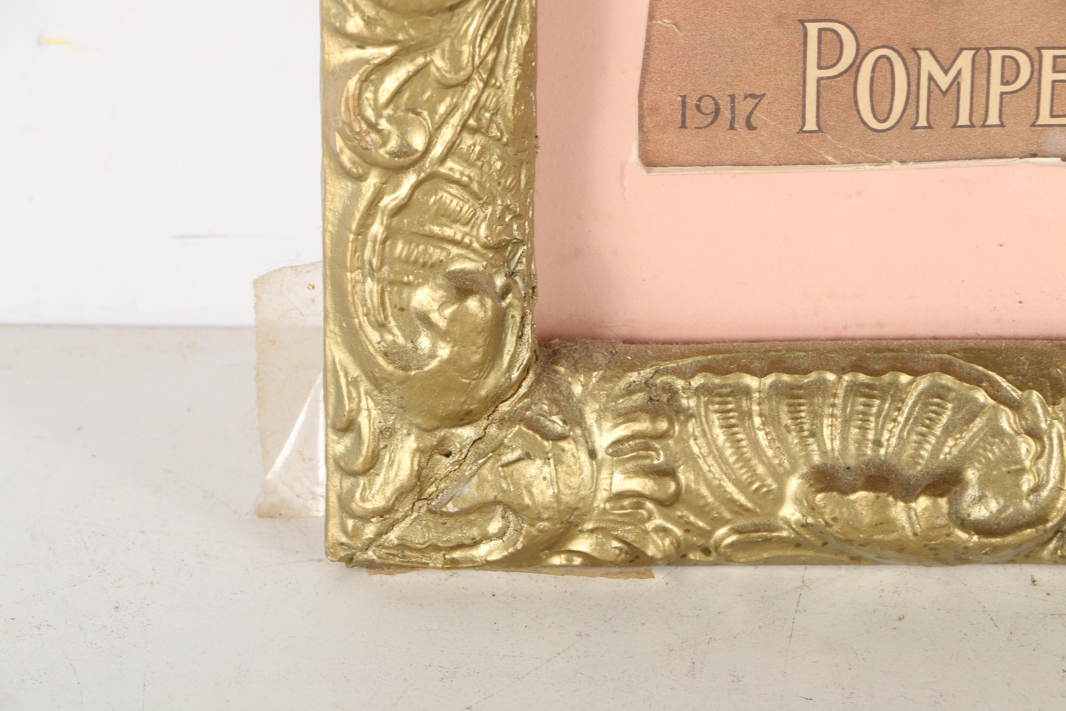 Offset Lithograph on Paper of Mary Pickford "1917 Pompeian Beauty Panel"