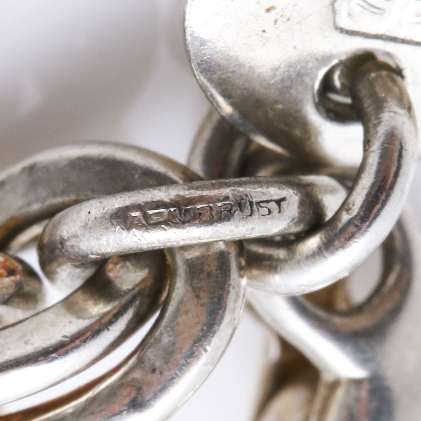 Sterling Silver and 14K Yellow Gold Twisted Chain Link Bracelet