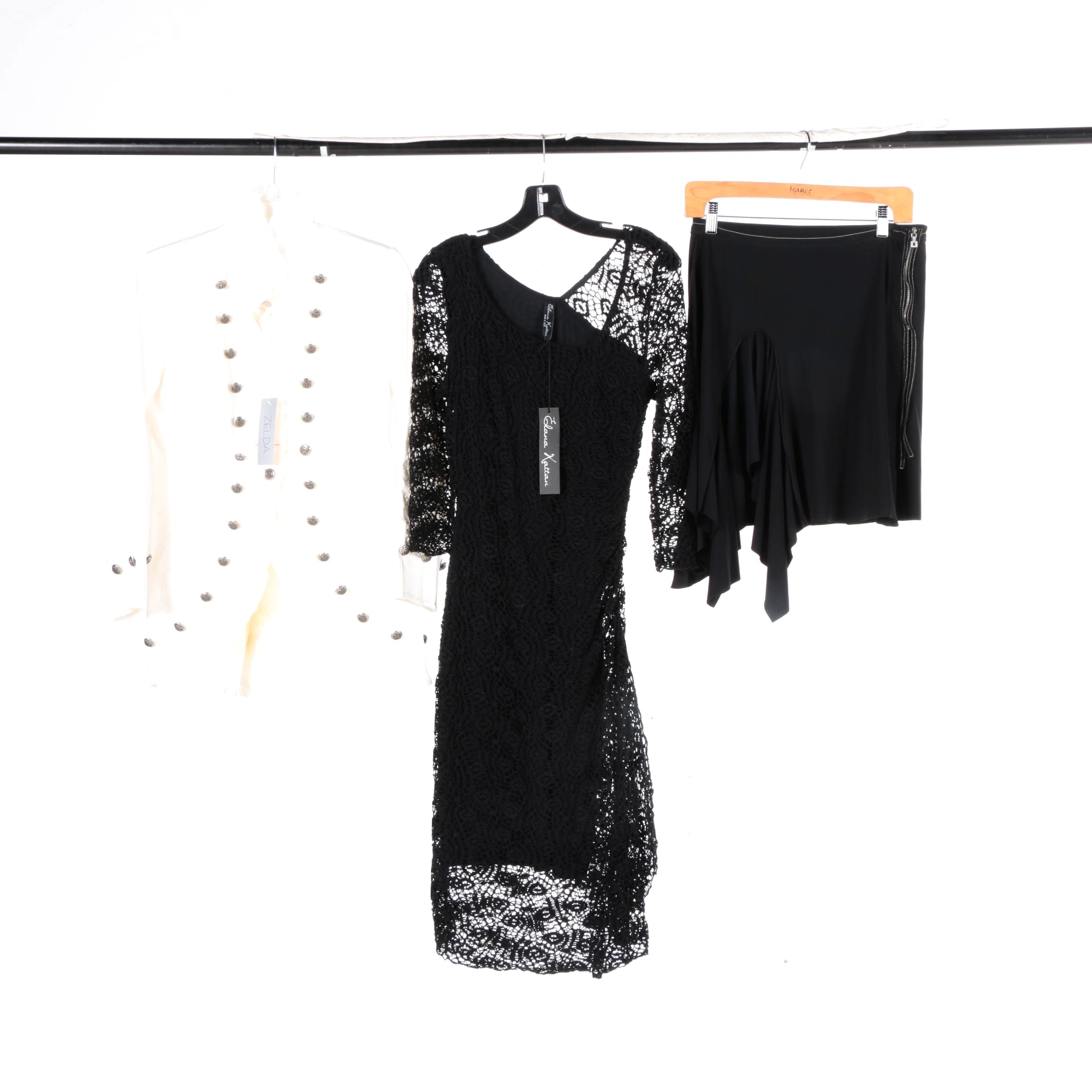 Women's Black and White Separates including Marithe Francois Girbaud