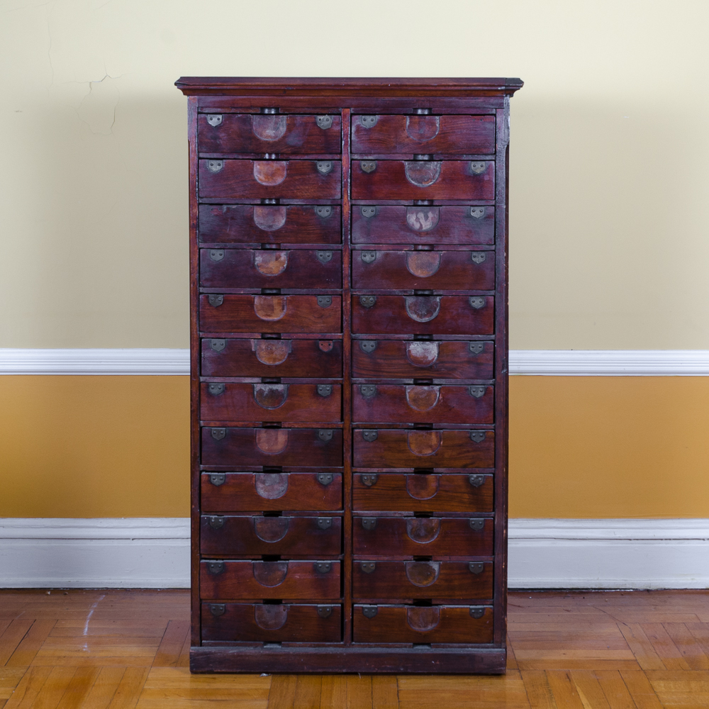 Antique Letter File Cabinet by Amberg