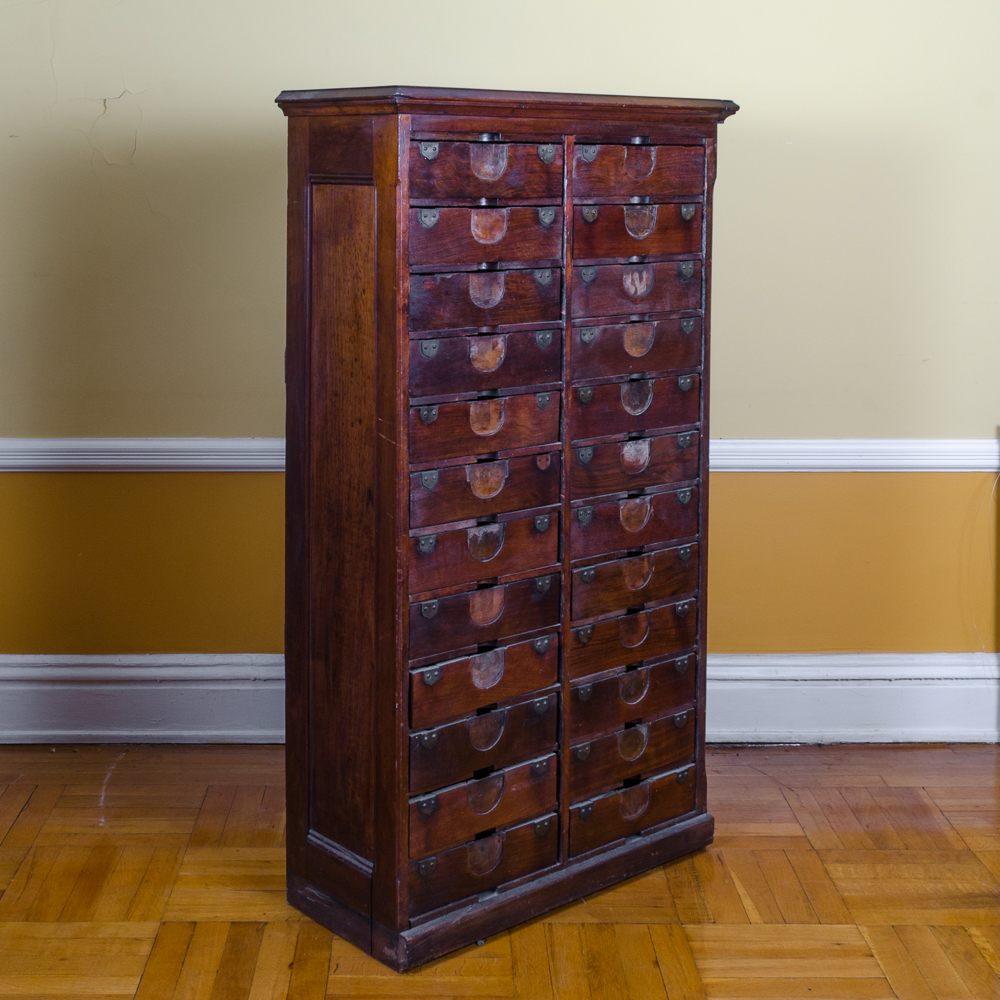 Antique Letter File Cabinet by Amberg
