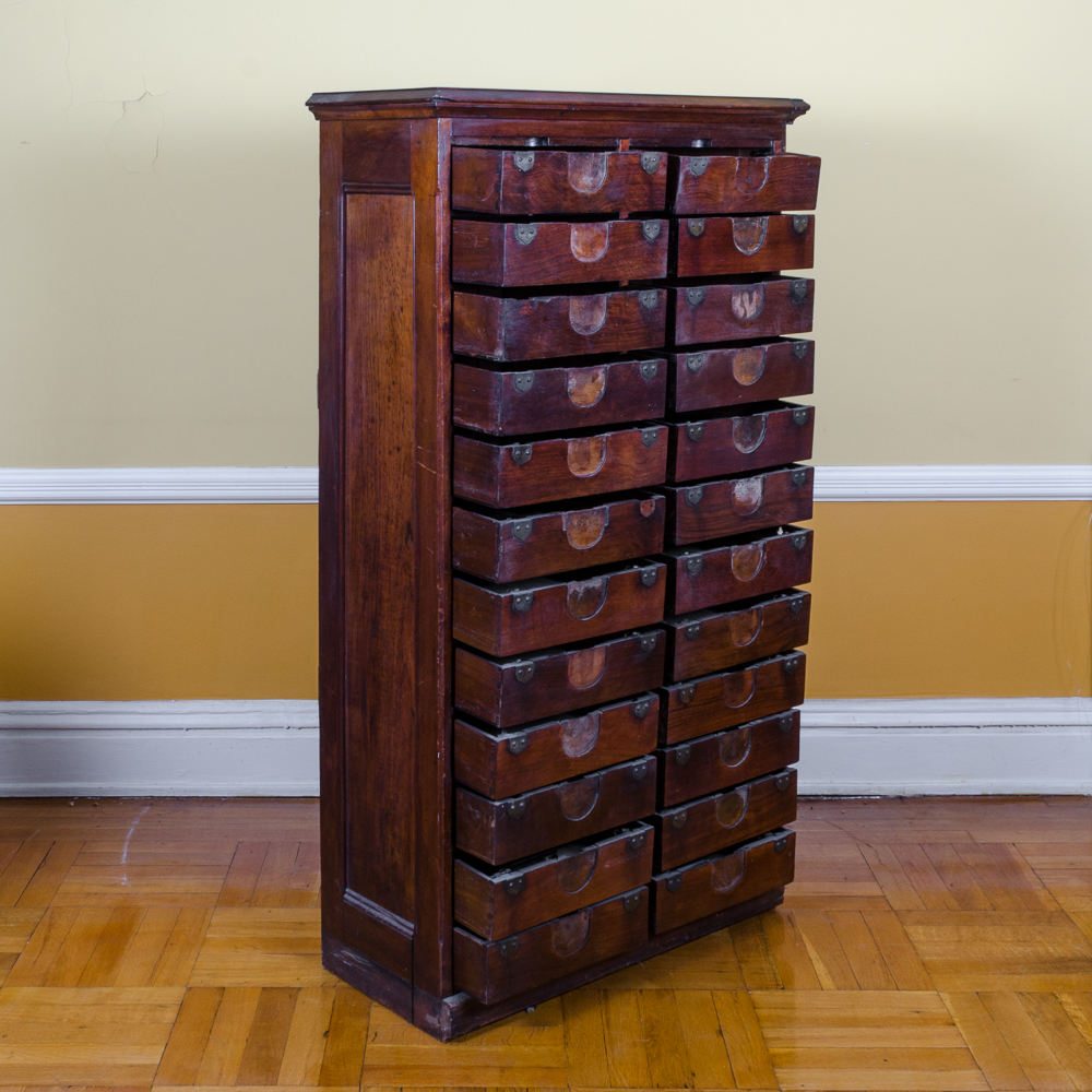 Antique Letter File Cabinet by Amberg