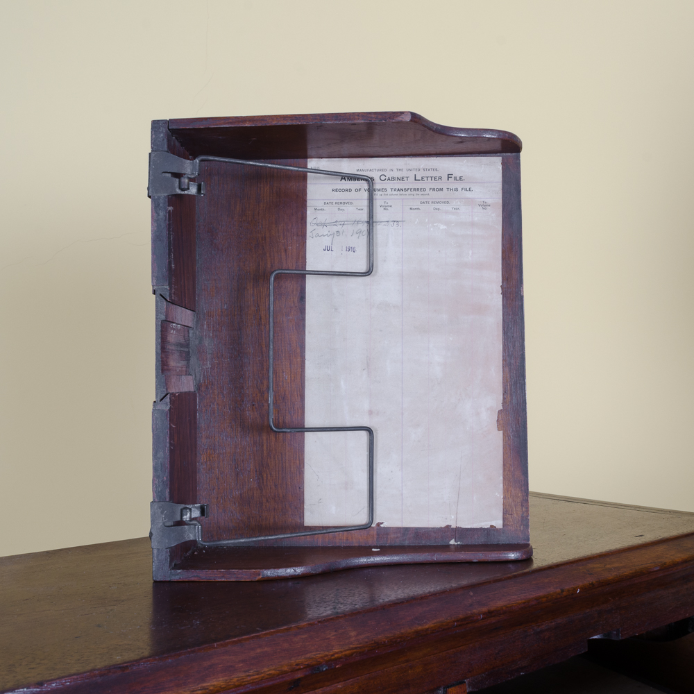 Antique Letter File Cabinet by Amberg