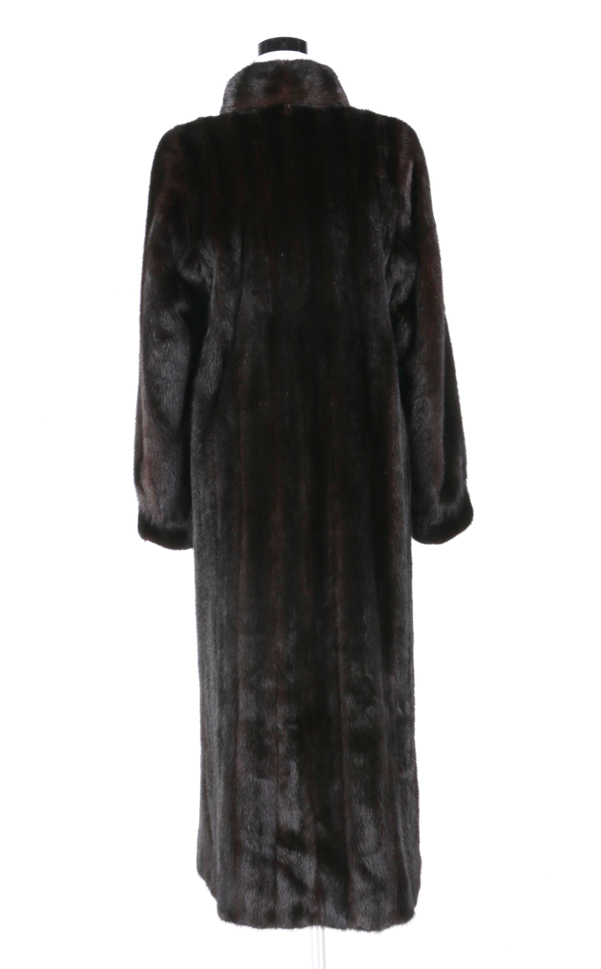 Full Length Ranch Mink Fur Coat
