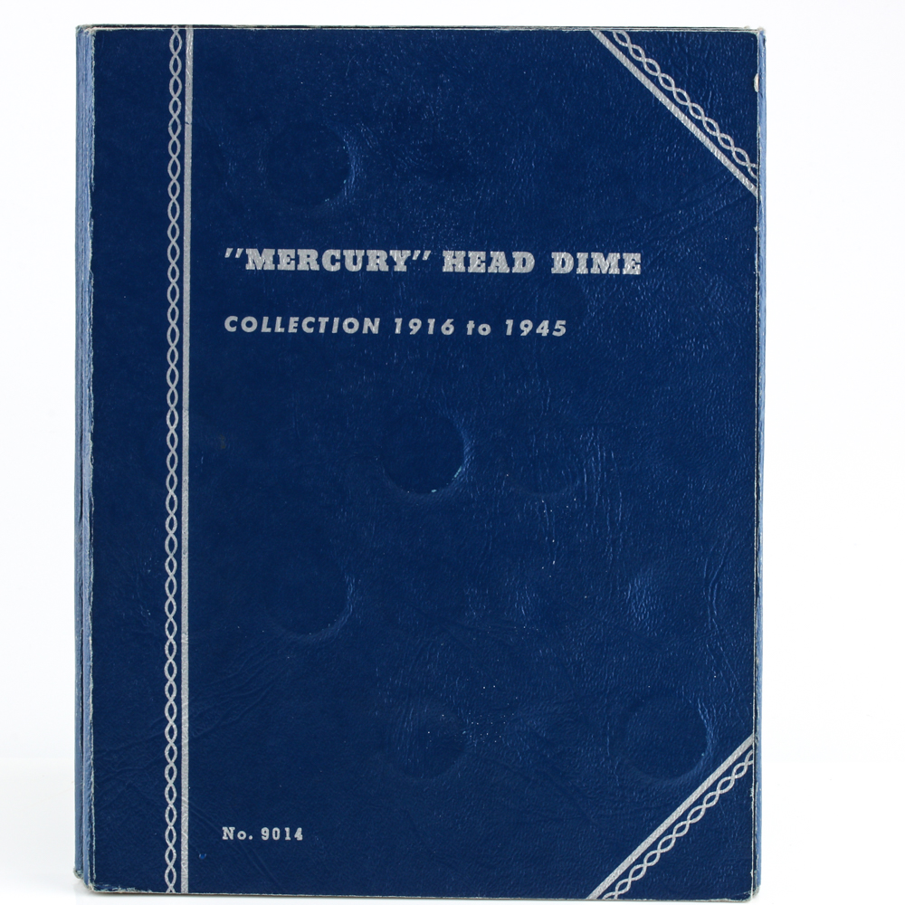 Two Whitman Binders of U.S. Silver Dimes