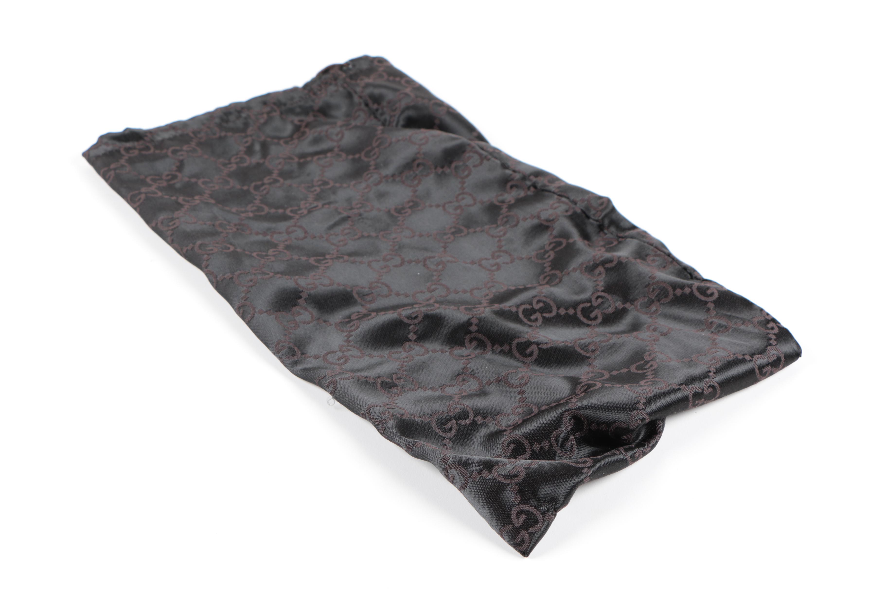 Gucci Brown Leather Kitten Heels