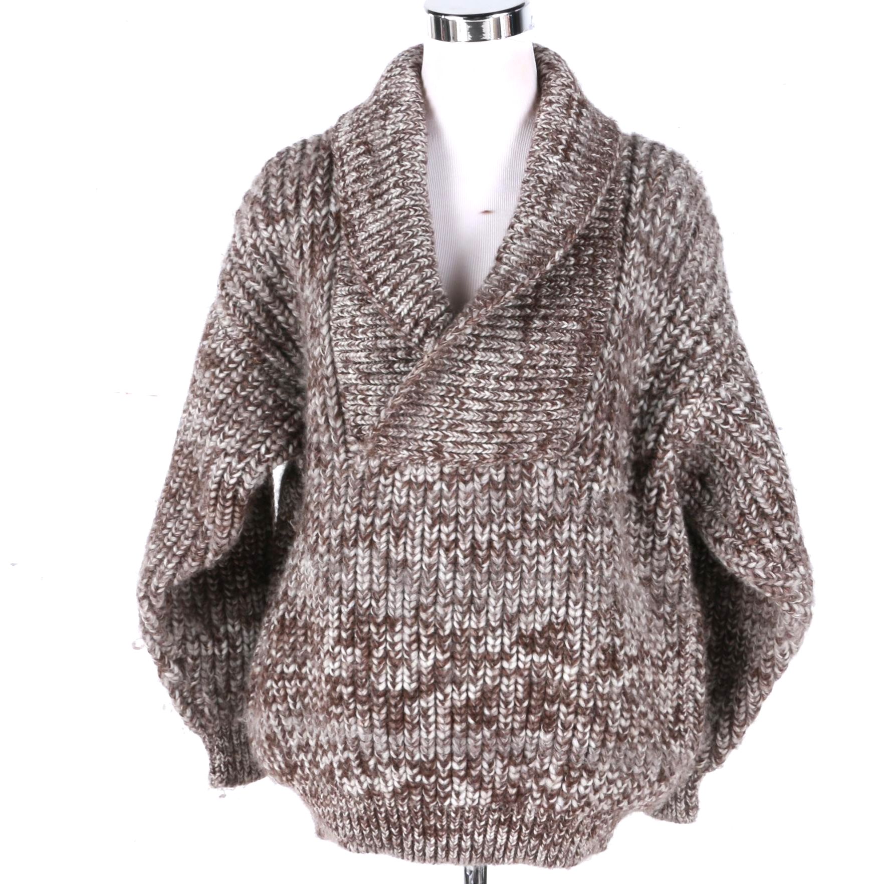 Hand Knit Wool Sweater Made in New Zealand